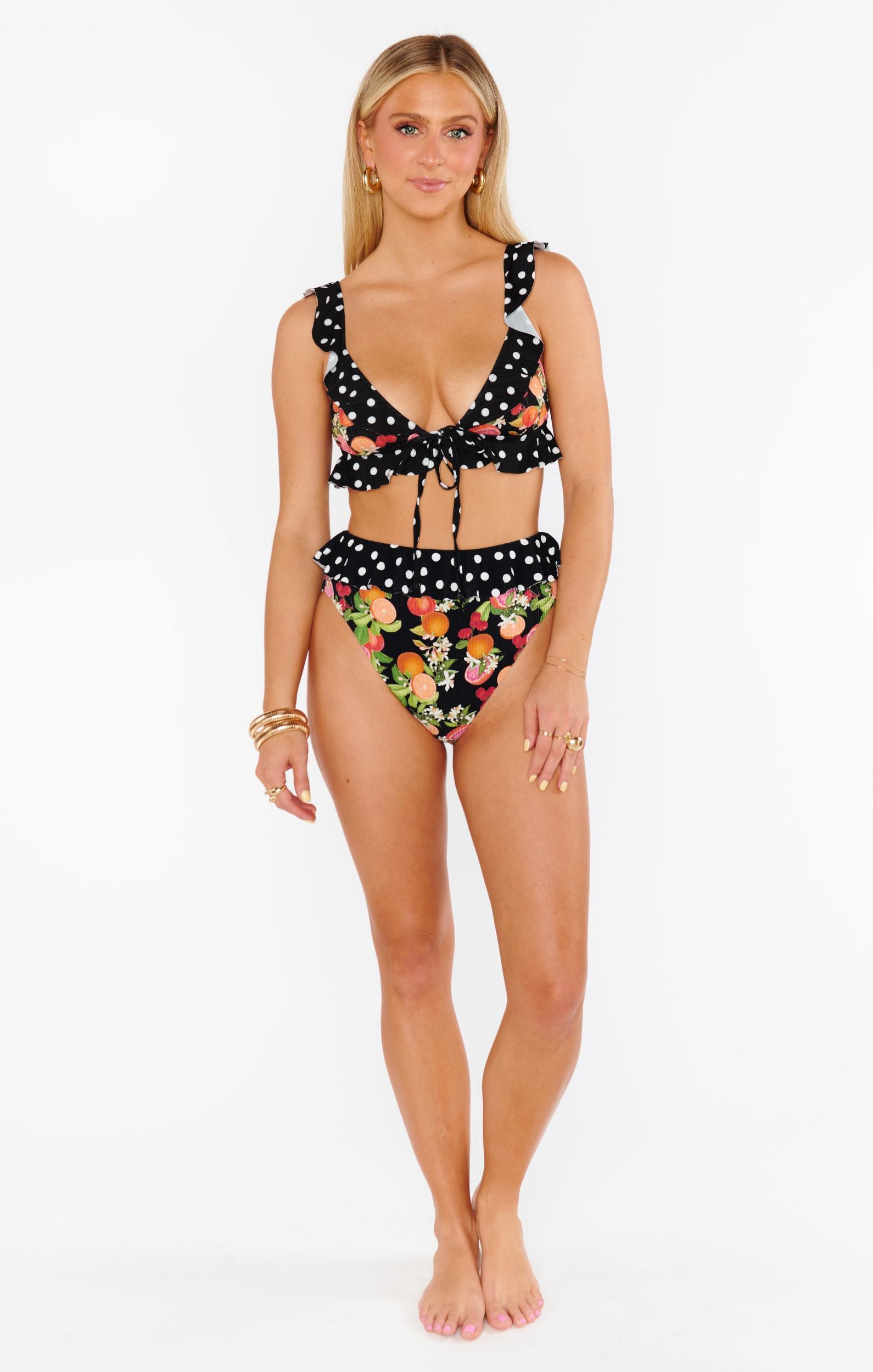 Carolina Ruffle Top ~ Tropical Sangria Multi Product Image