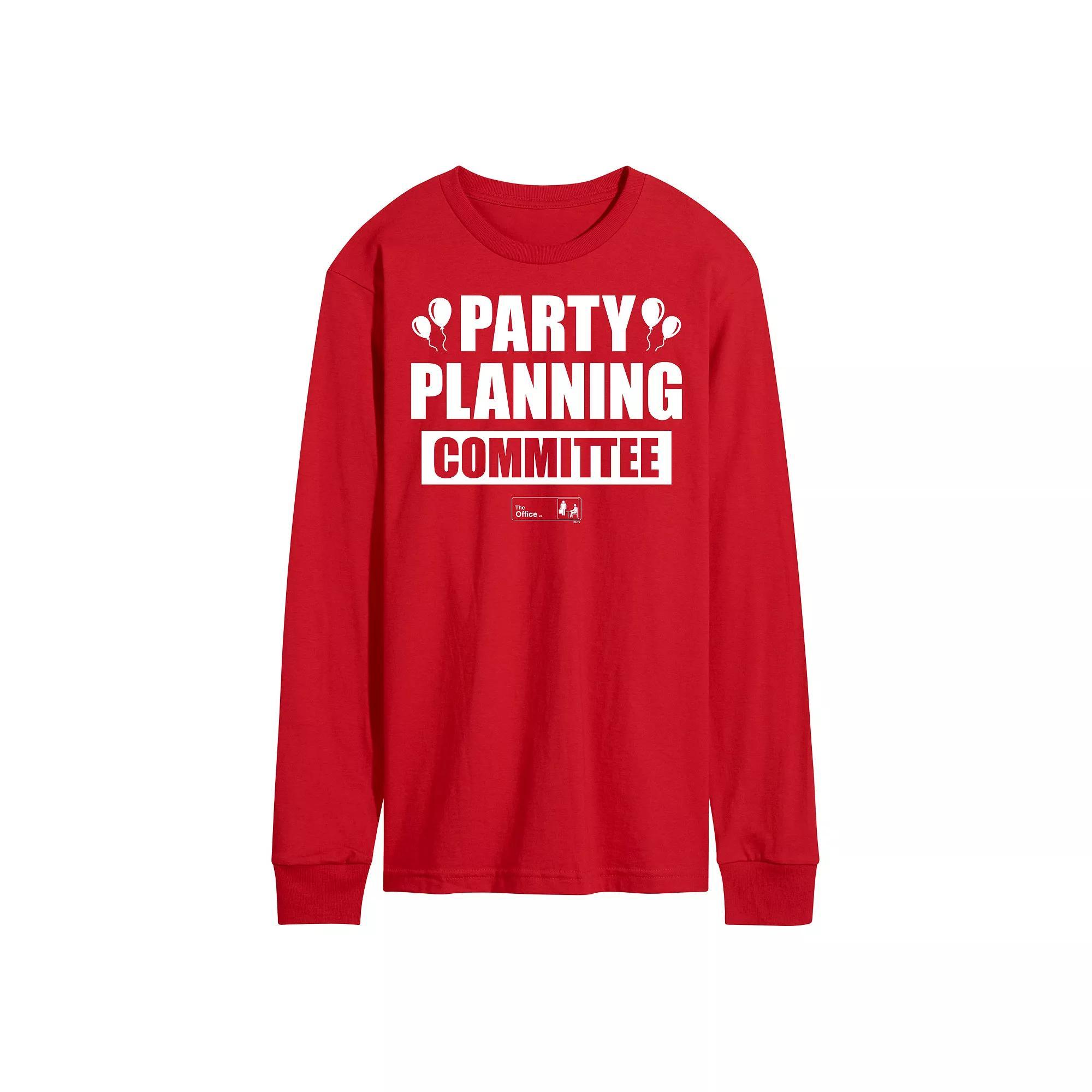 Men's The Office Party Planning Long Sleeve Tee,  Product Image