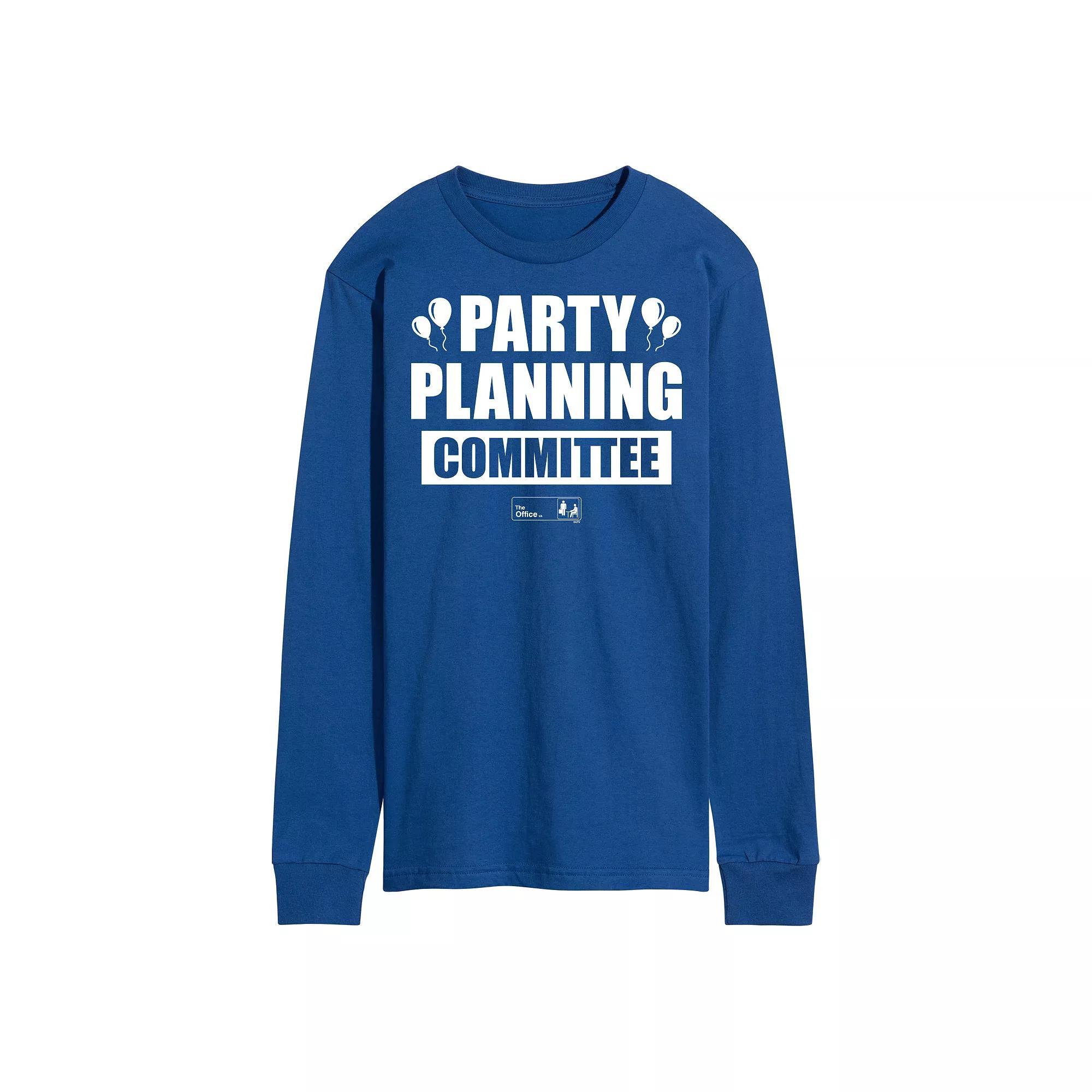 Men's The Office Party Planning Long Sleeve Tee,  Product Image
