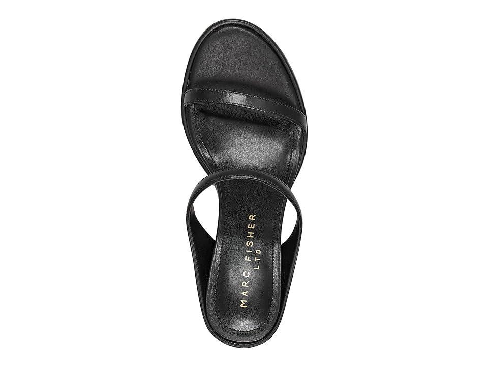 Marc Fisher Ltd. Womens Alonde Leather High Heel Slide Sandals Product Image