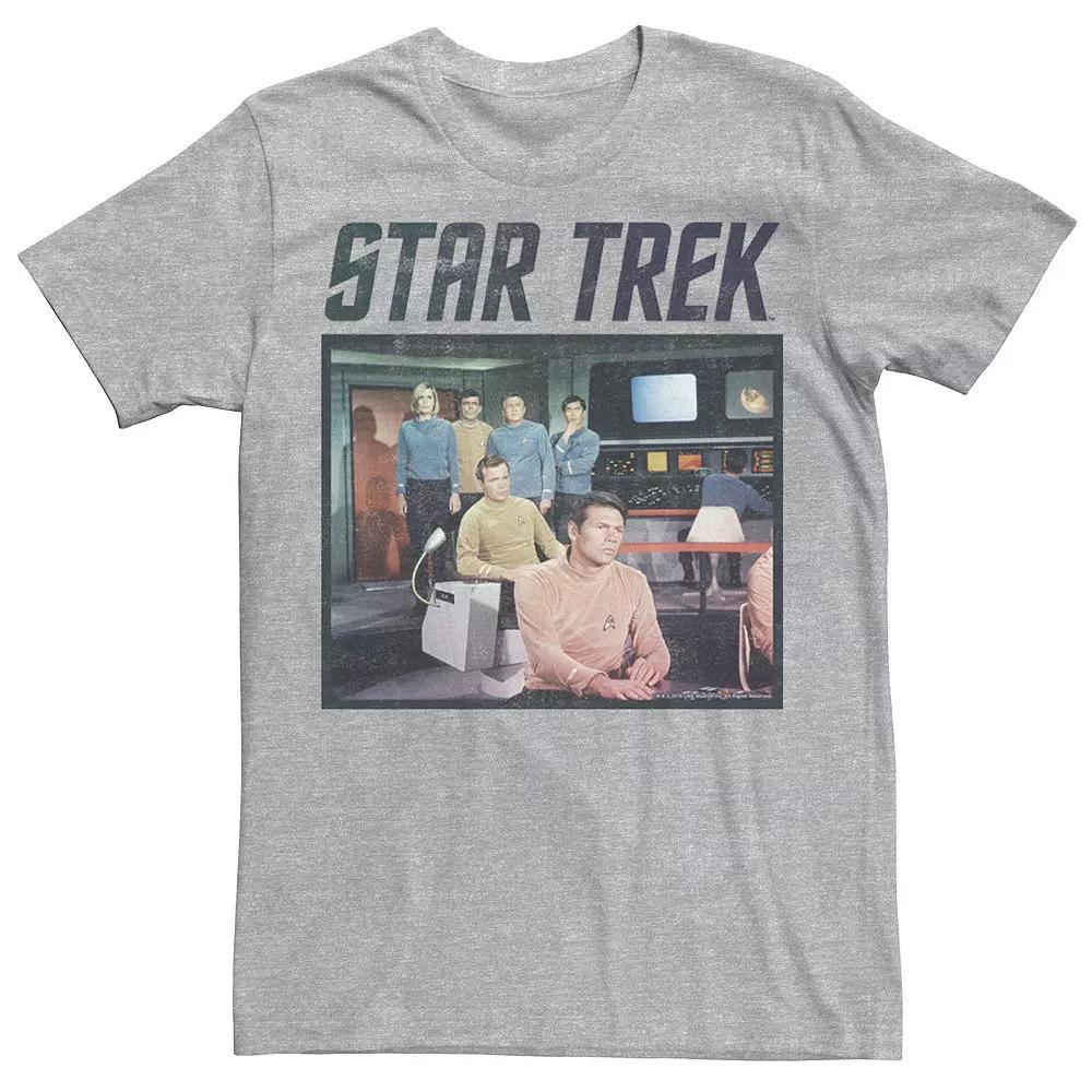Men's Star Trek The Original Series Crew Vintage Tee, Size: Medium, Athletic Grey Product Image