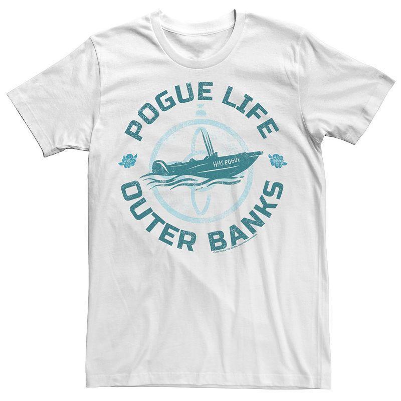 Mens Outer Banks Rogue Life Blue Hue Portrait Tee, Boys Product Image