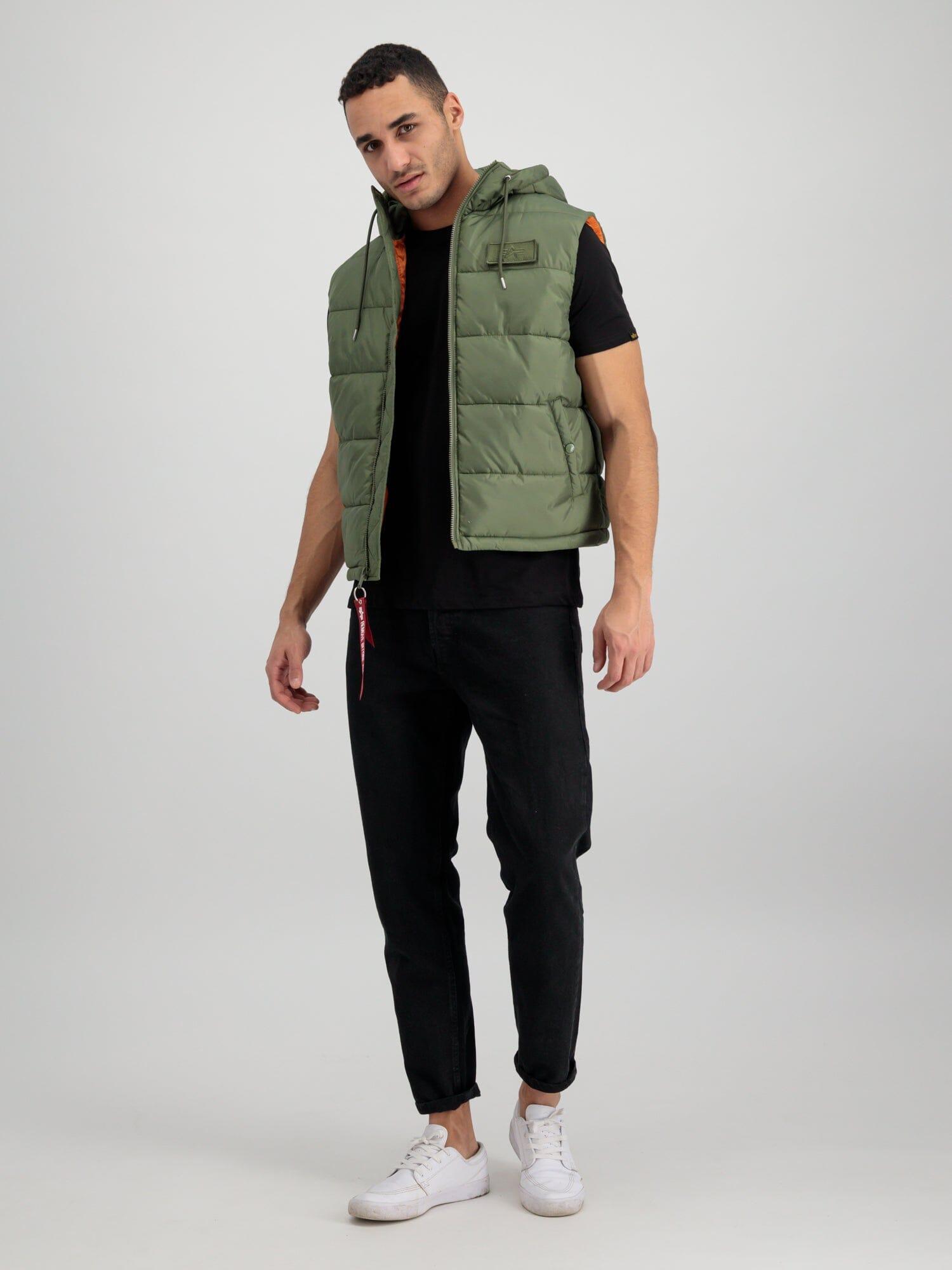 HOODED PUFFER VEST Male Product Image