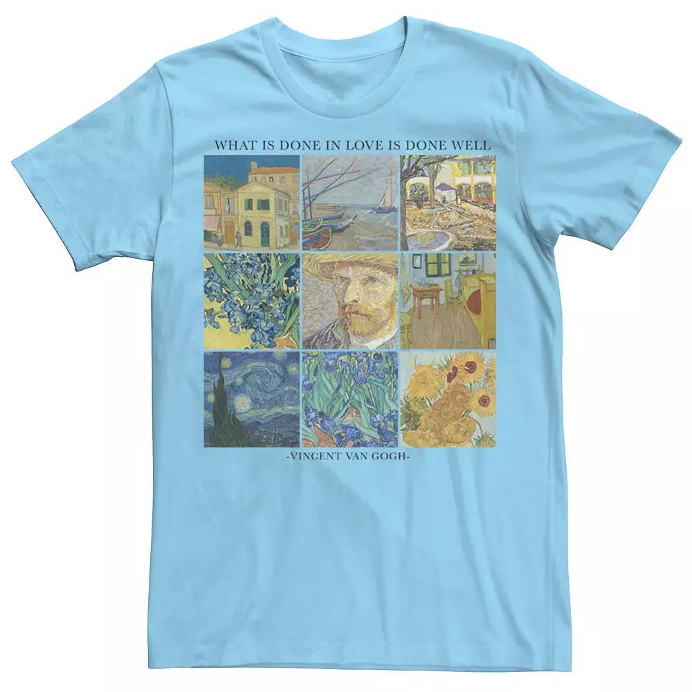 Men's Done In Love Is Done Well Tee, Size: Large, Light Blue Product Image