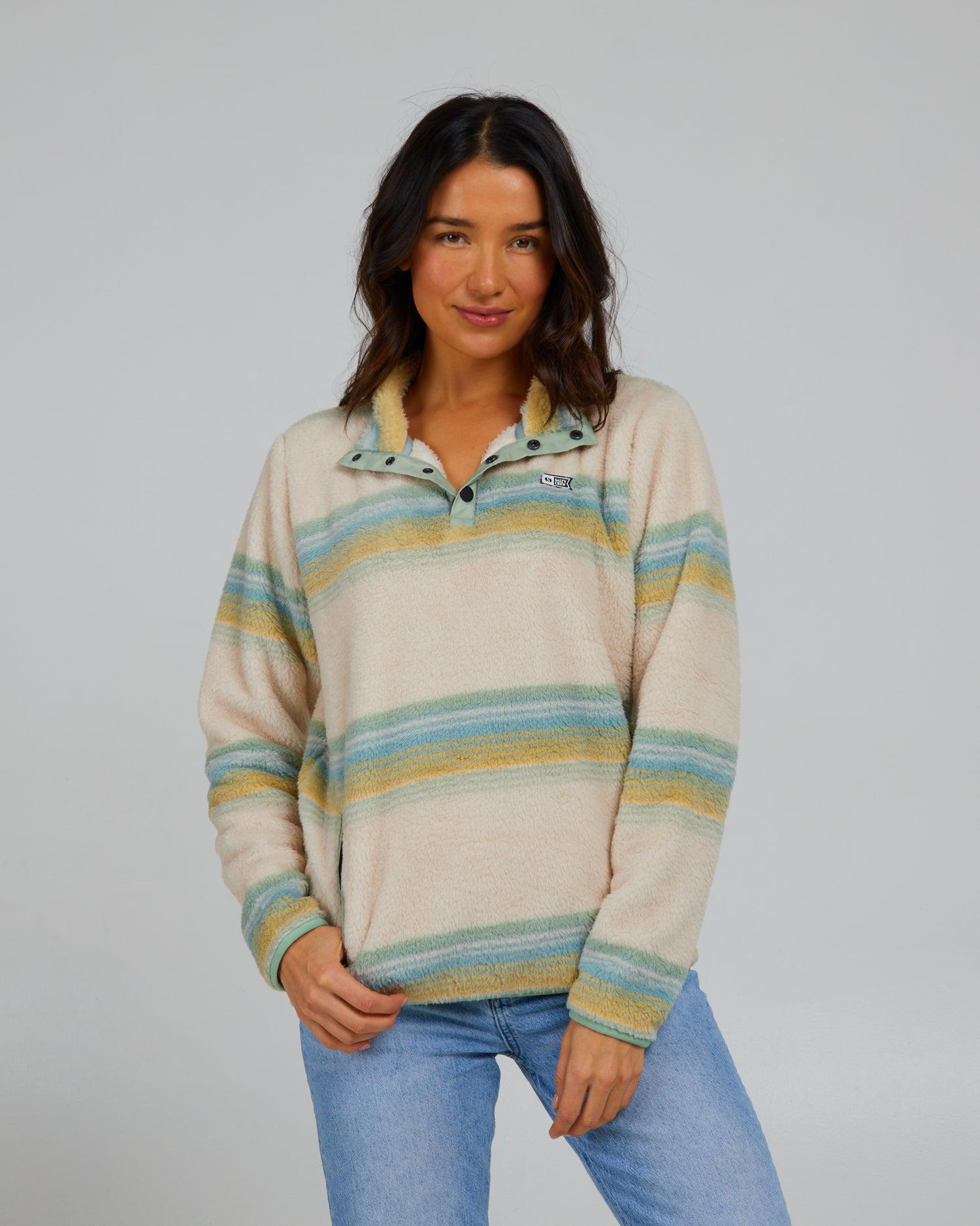 Calm Seas Pullover - Sage Female Product Image