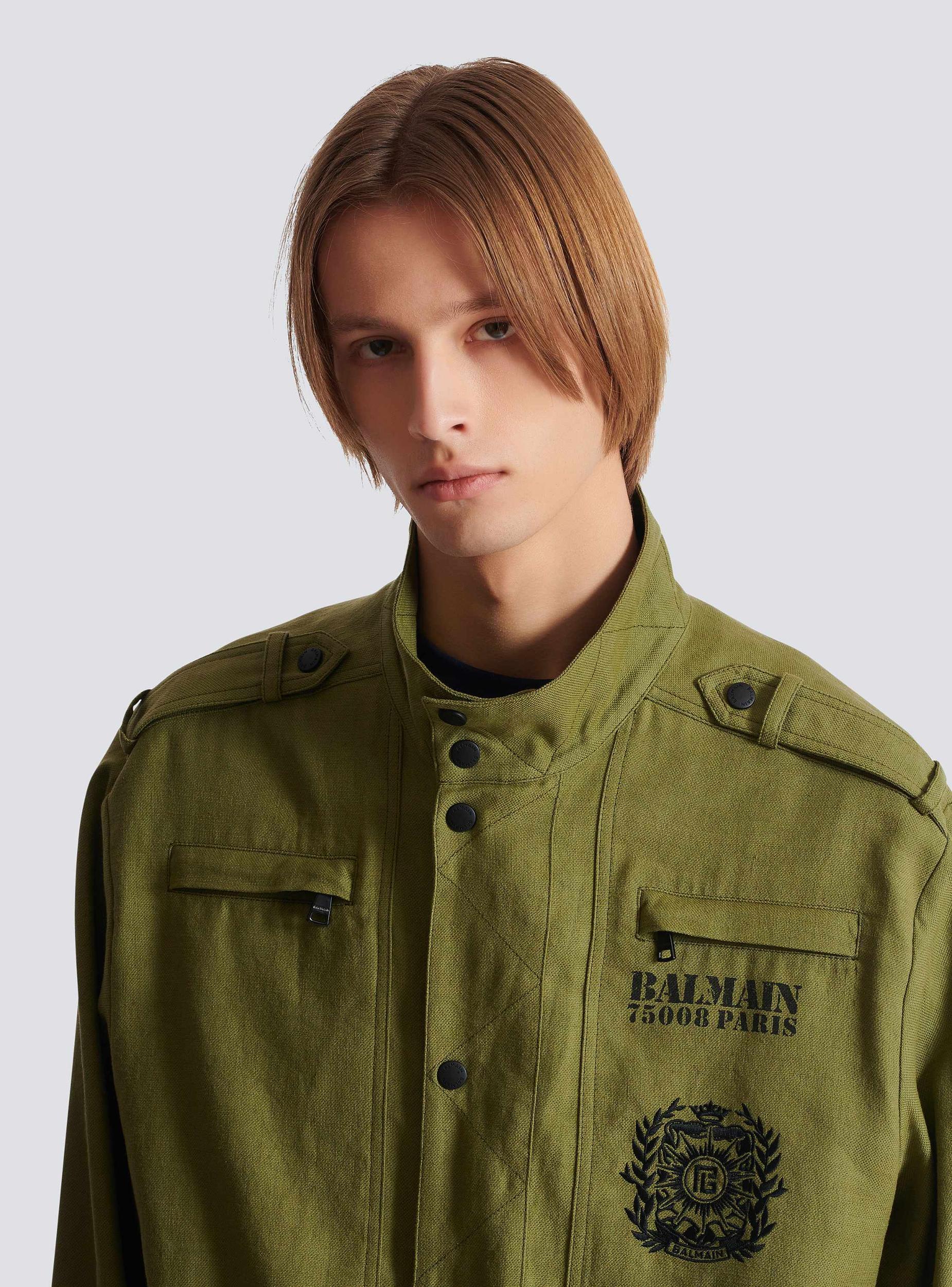 Cotton aviator-style jacket  Product Image