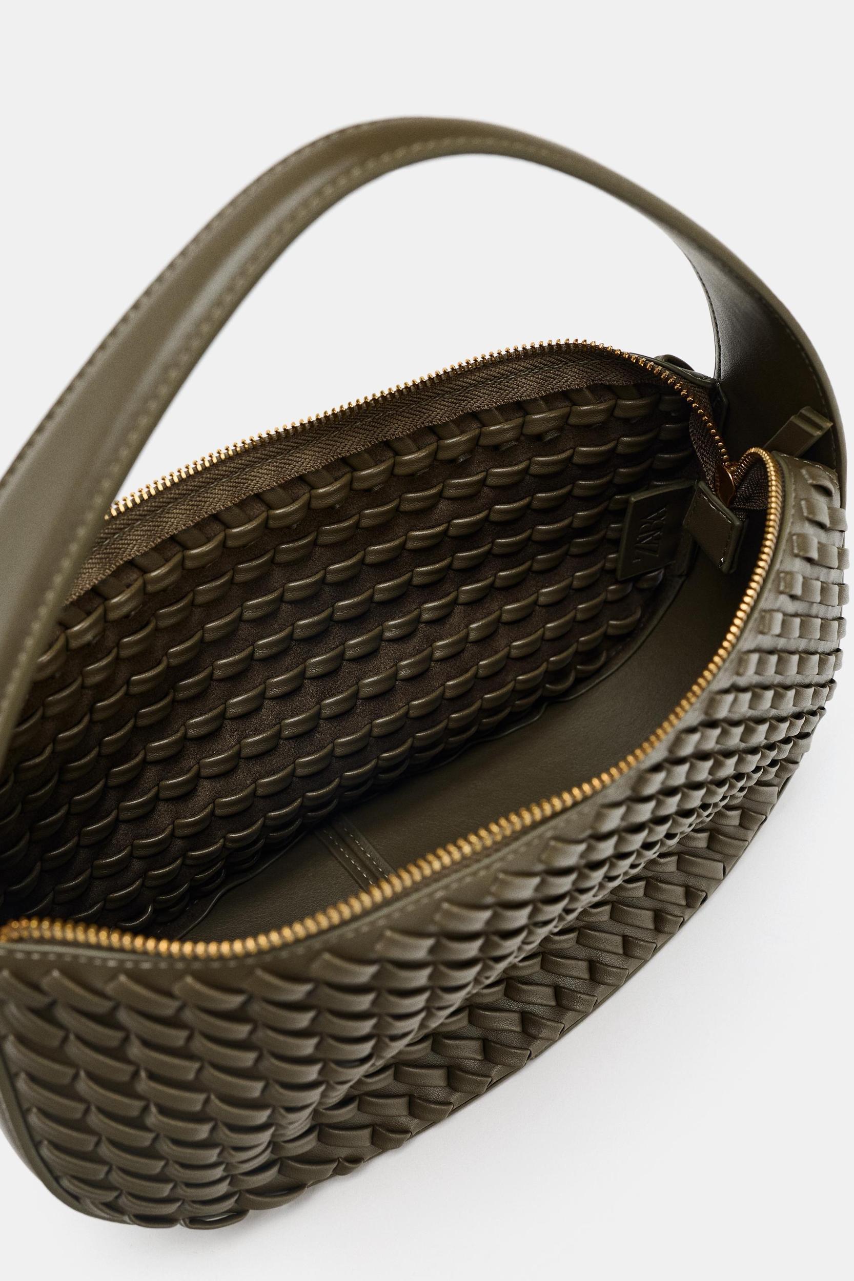 WOVEN EFFECT HANDBAG Product Image