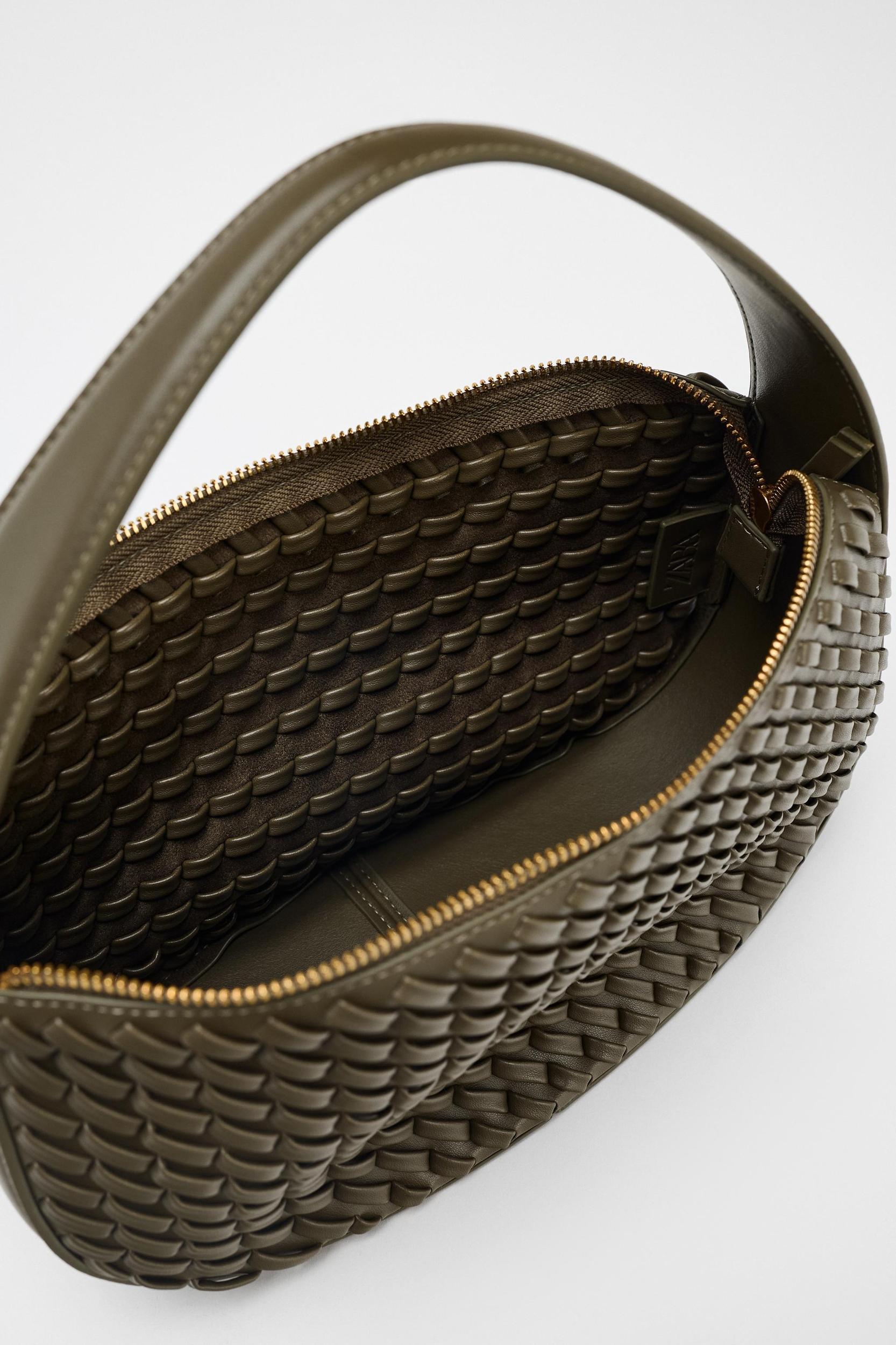 WOVEN EFFECT HANDBAG Product Image
