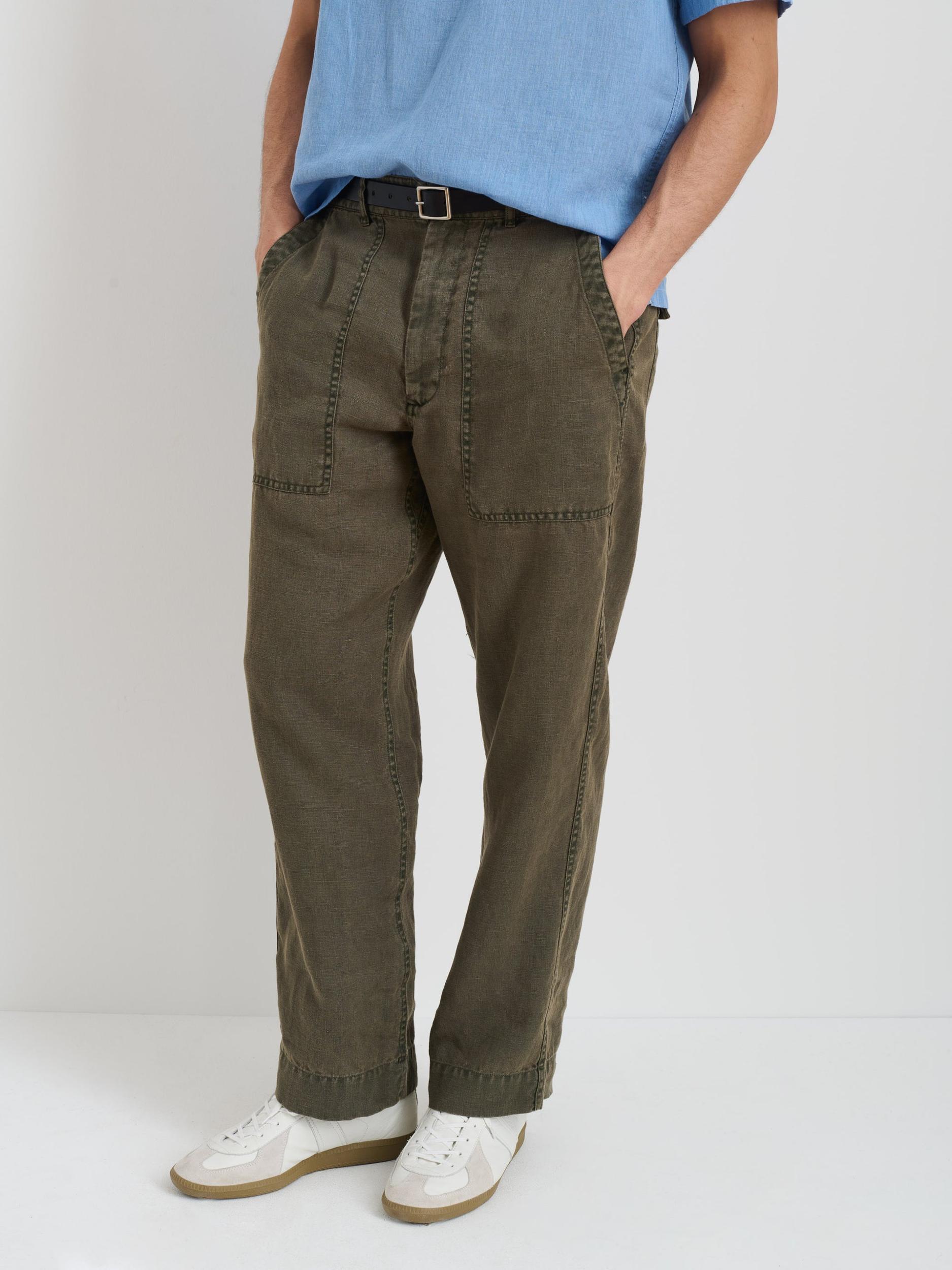 Garment Dyed Pull On Field Pant In Linen Product Image