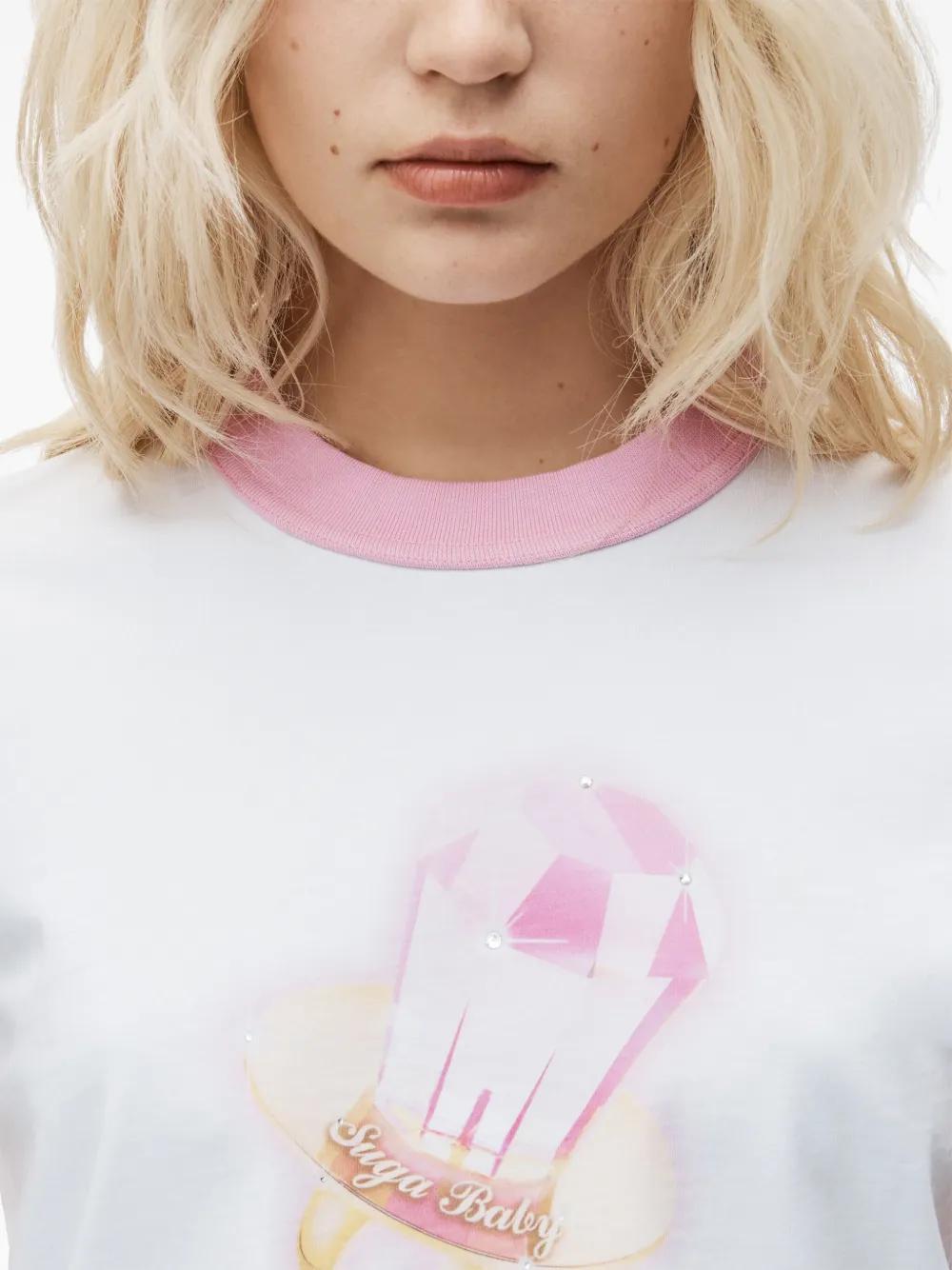 logo-print cotton T-shirt Product Image