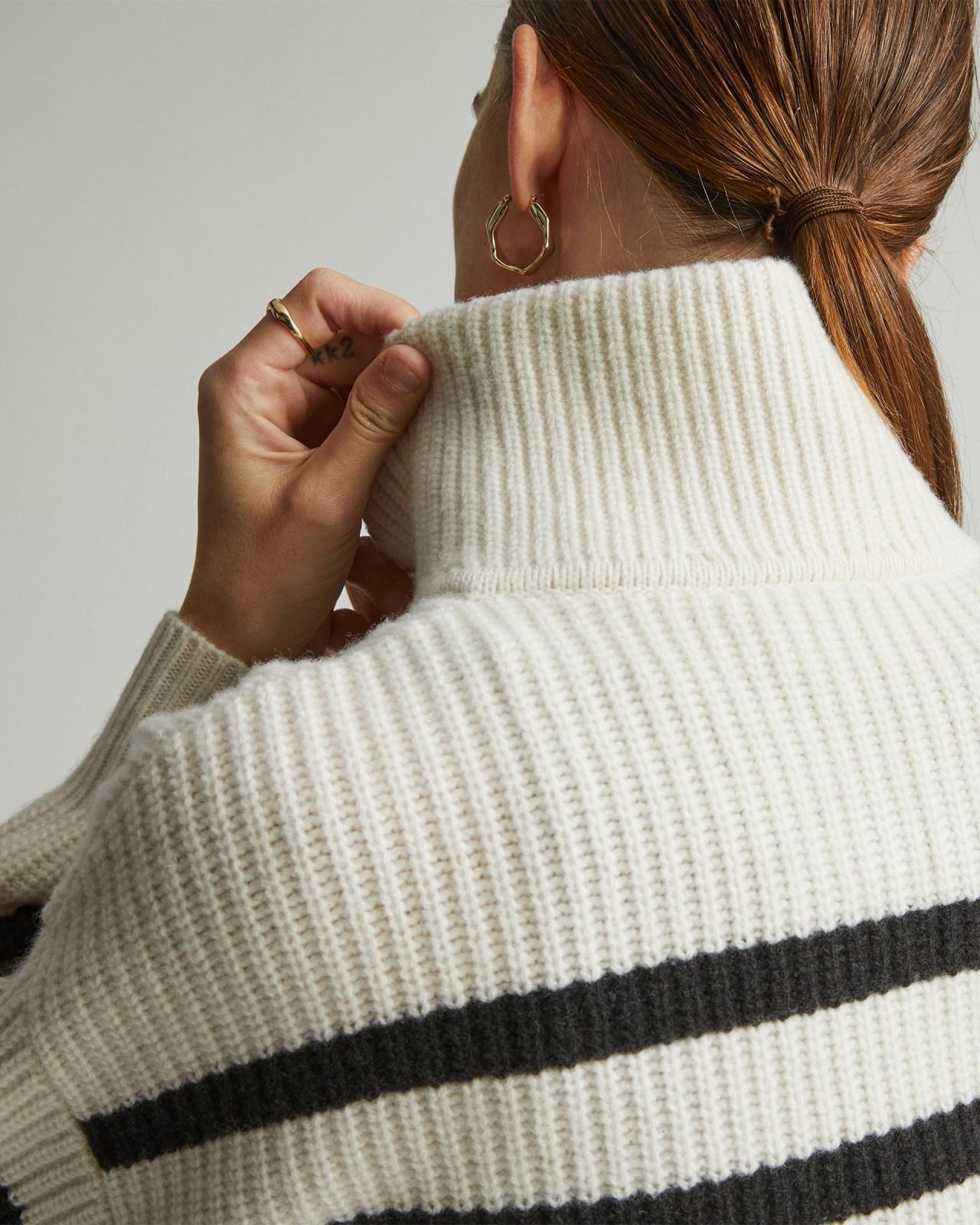 The Half-Zip Sweater in Luxe Merino Product Image