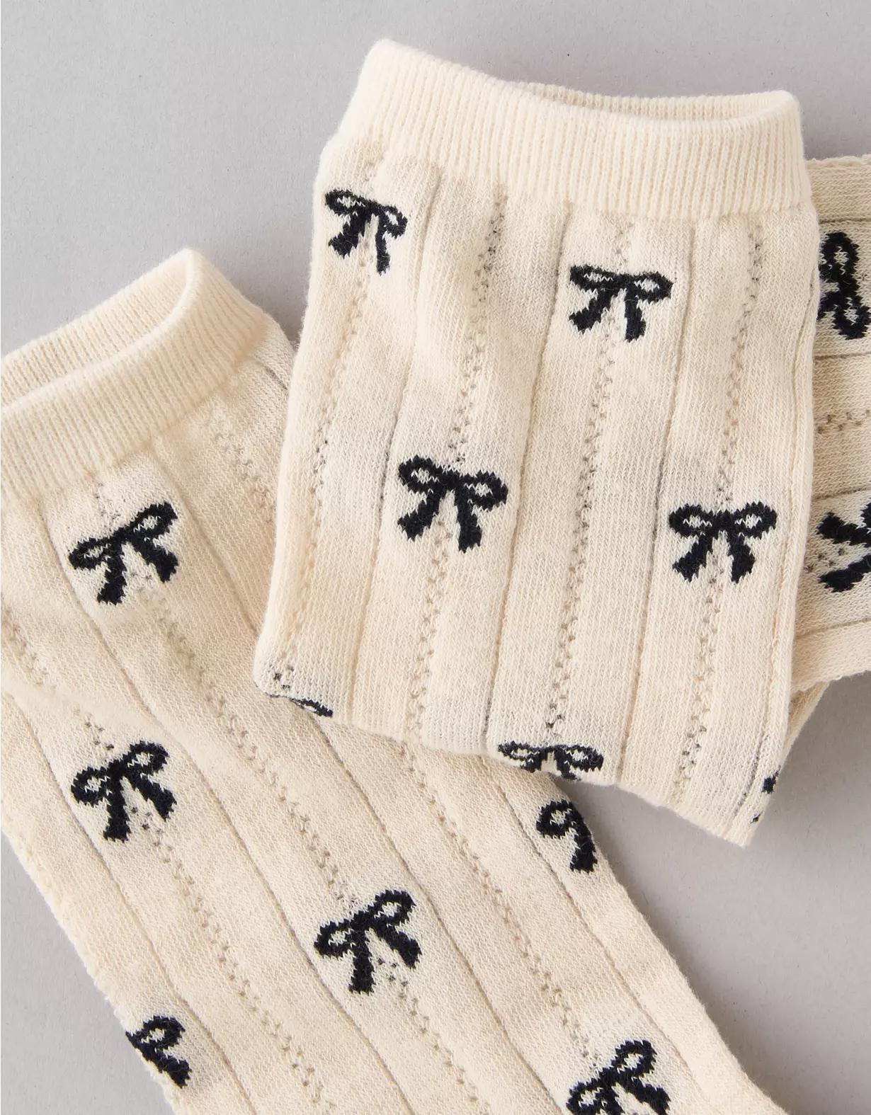 AE Pointelle Crew Socks Product Image