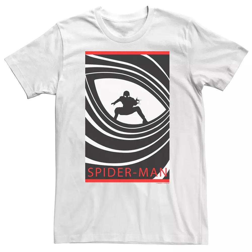 Big & Tall Marvel Spider-Man Far From Home Silhouette Poster Tee, Men's,  Product Image