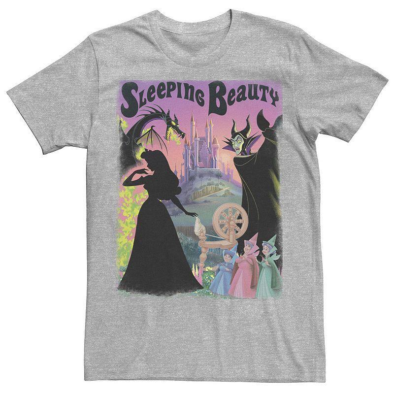 Disney's Sleeping Beauty Aurora Maleficent Men's Poster Tee, Size: 3XL, White Product Image