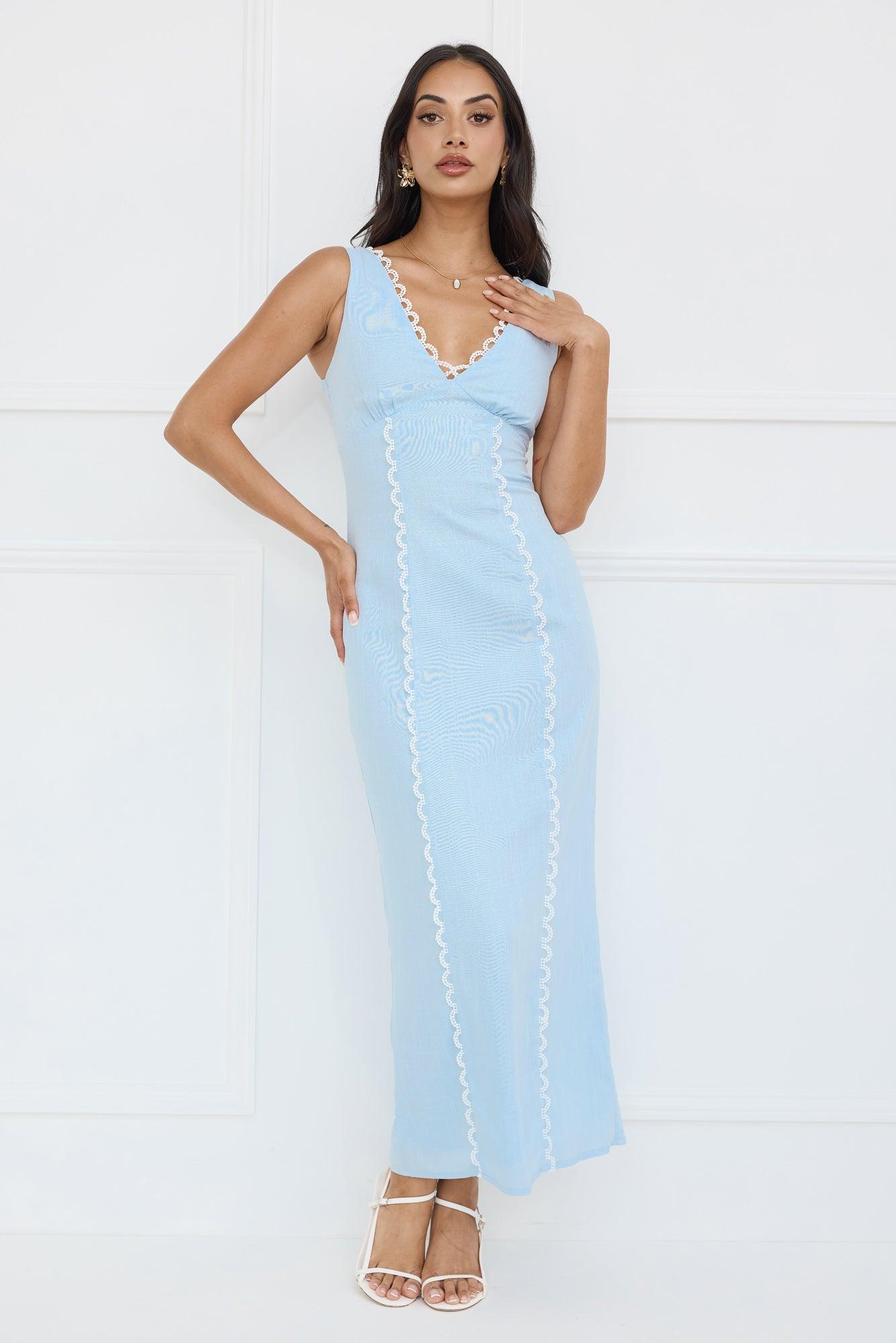 Stargaze Maxi Dress Blue Product Image