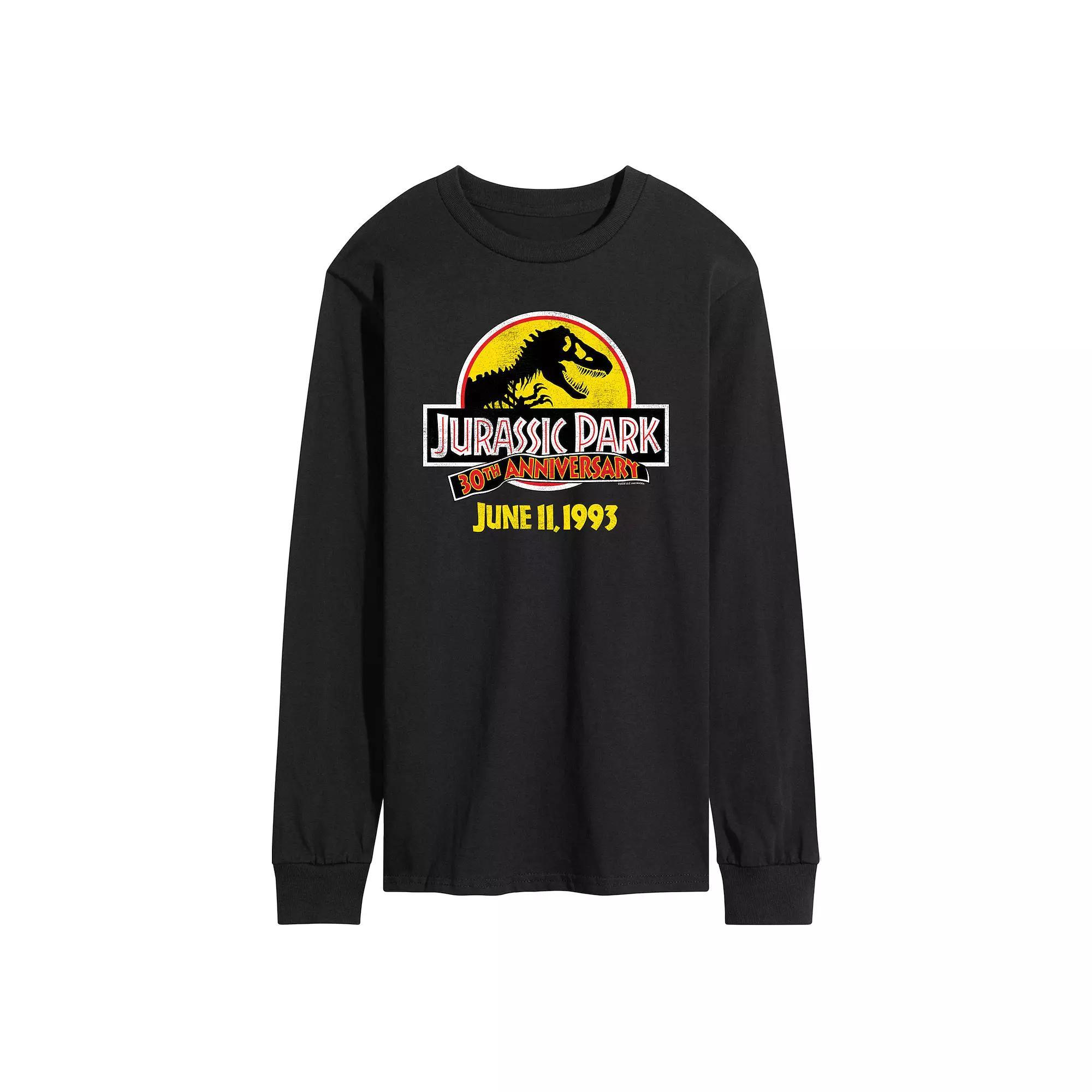 Men's Jurassic World Jurassic Park 30th Logo Long Sleeve,  Product Image