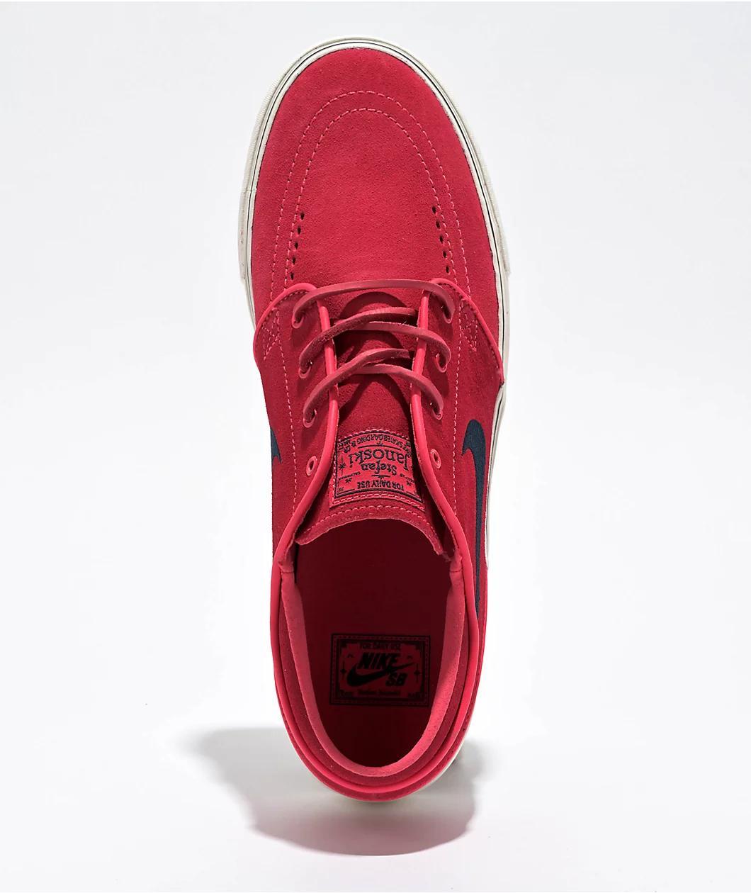 Nike SB Zoom Janoski OG+ Aster Pink & Armory Navy Skate Shoes Product Image