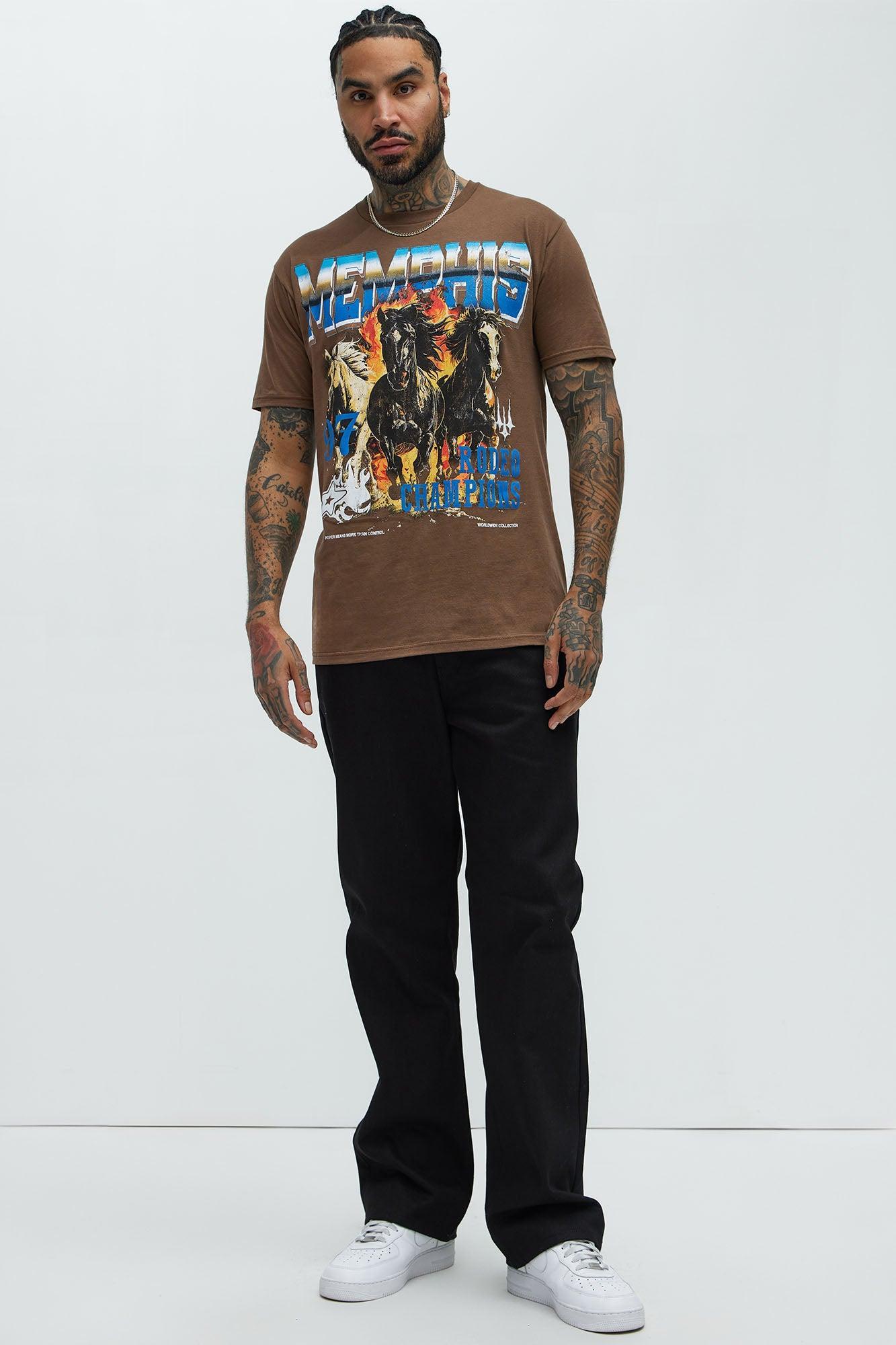 Memphis Rodeo Short Sleeve Tee - Brown Product Image