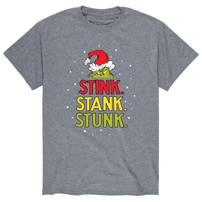 Mens Dr. Seuss The Grinch Stink Stank Stunk Tee Product Image