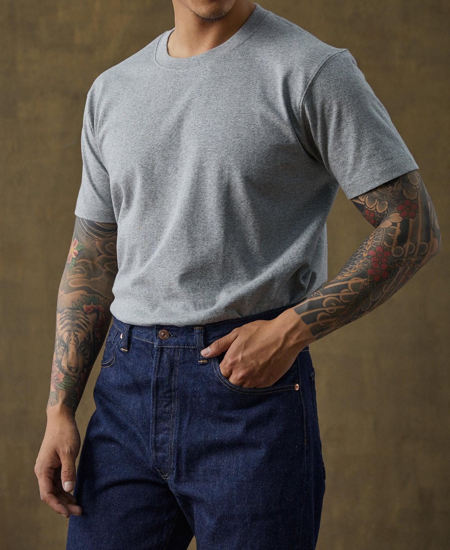 9 oz US Cotton Tubular T-Shirt - Gray Product Image