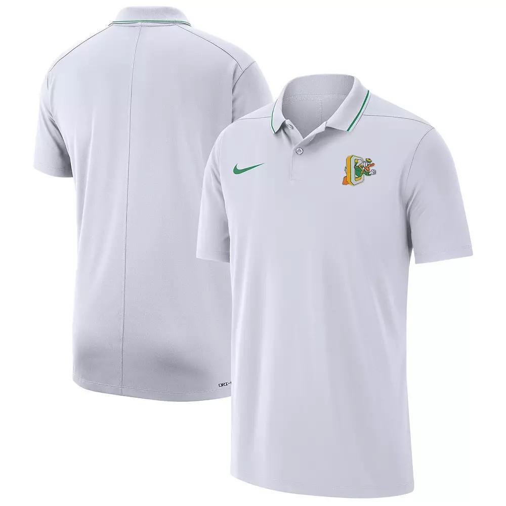 Men's Nike White Oregon Ducks Special Game Coaches Polo, Size: Small Product Image