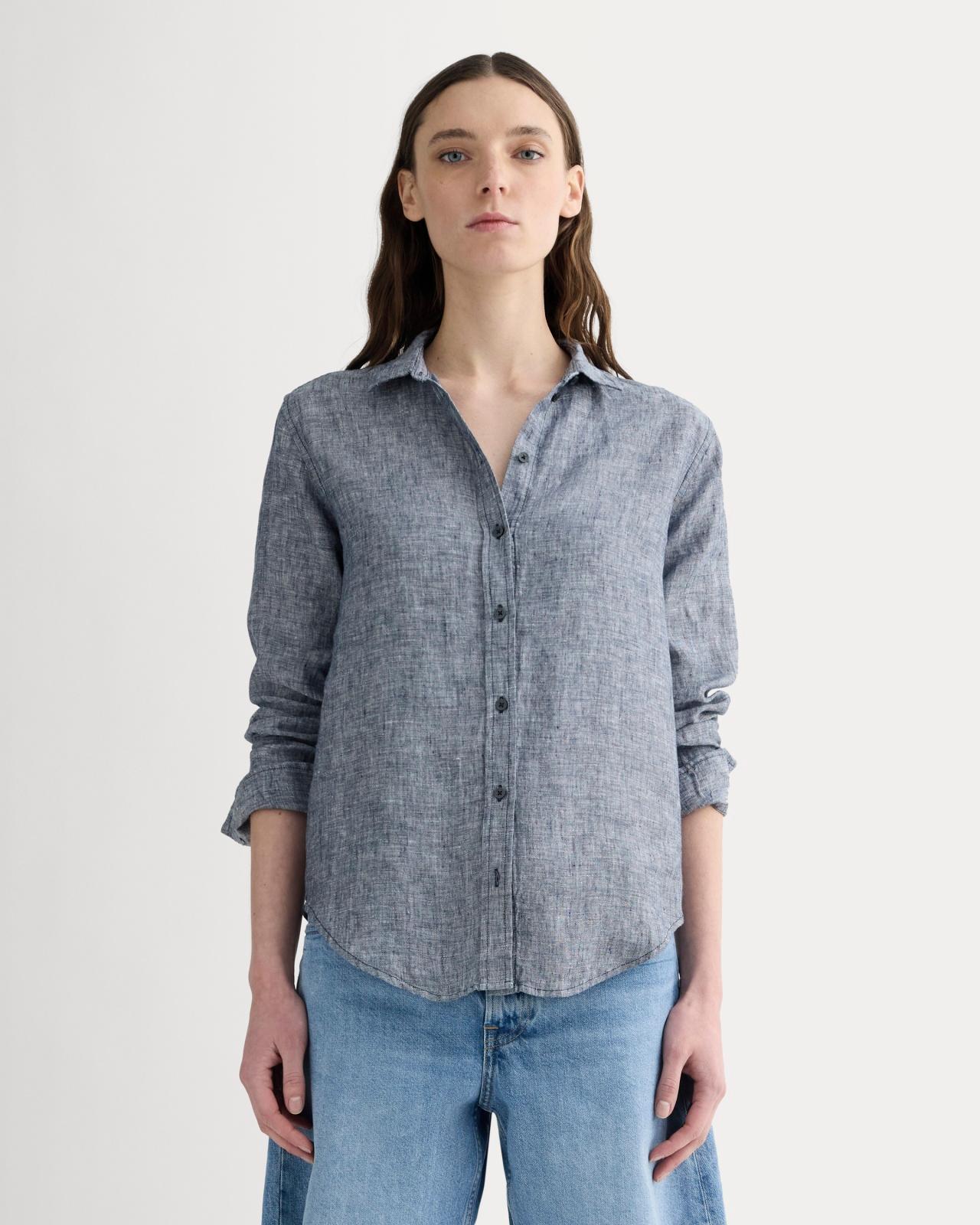 Womens Must-Have Shirt in Linen by Everlane Size 0 Product Image