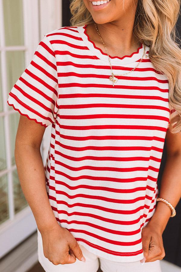 Dockside Charm Stripe Top Product Image