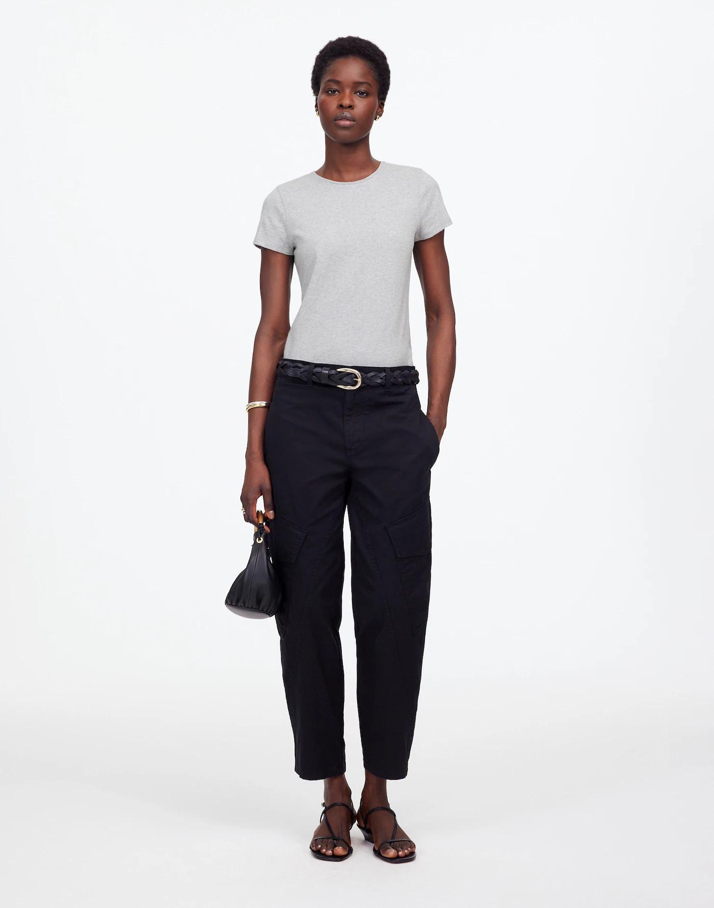 Essential Slim Tee in Lightweight Cotton Product Image