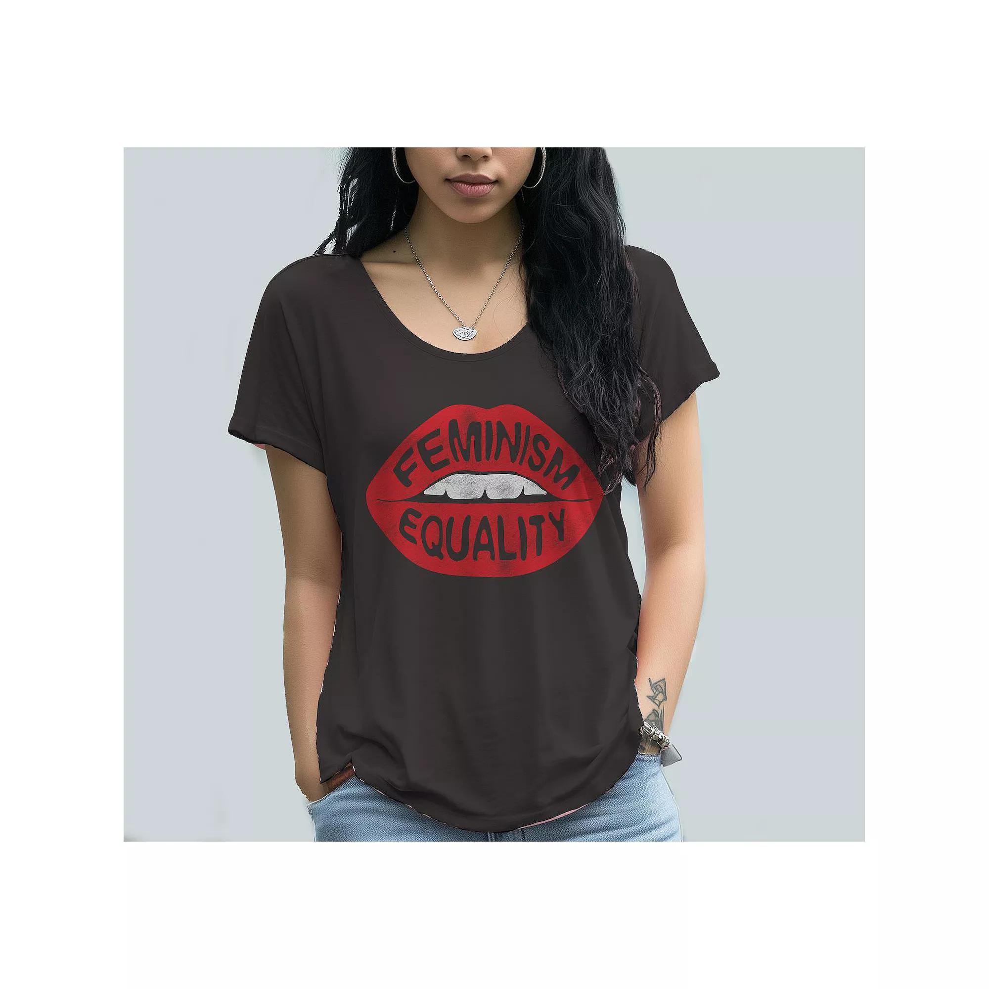 Junior's Grayson Threads Feminism Equality Graphic Tee, Women's,  Product Image