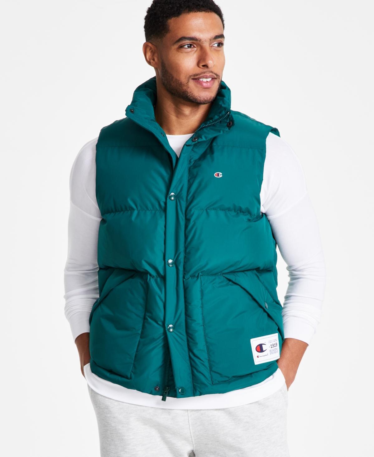 Men's Champion® Puffer Vest, Size: XL, Black Product Image