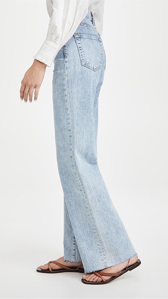 SLVRLAKE Grace High Rise Wide Leg Jeans | Shopbop Product Image