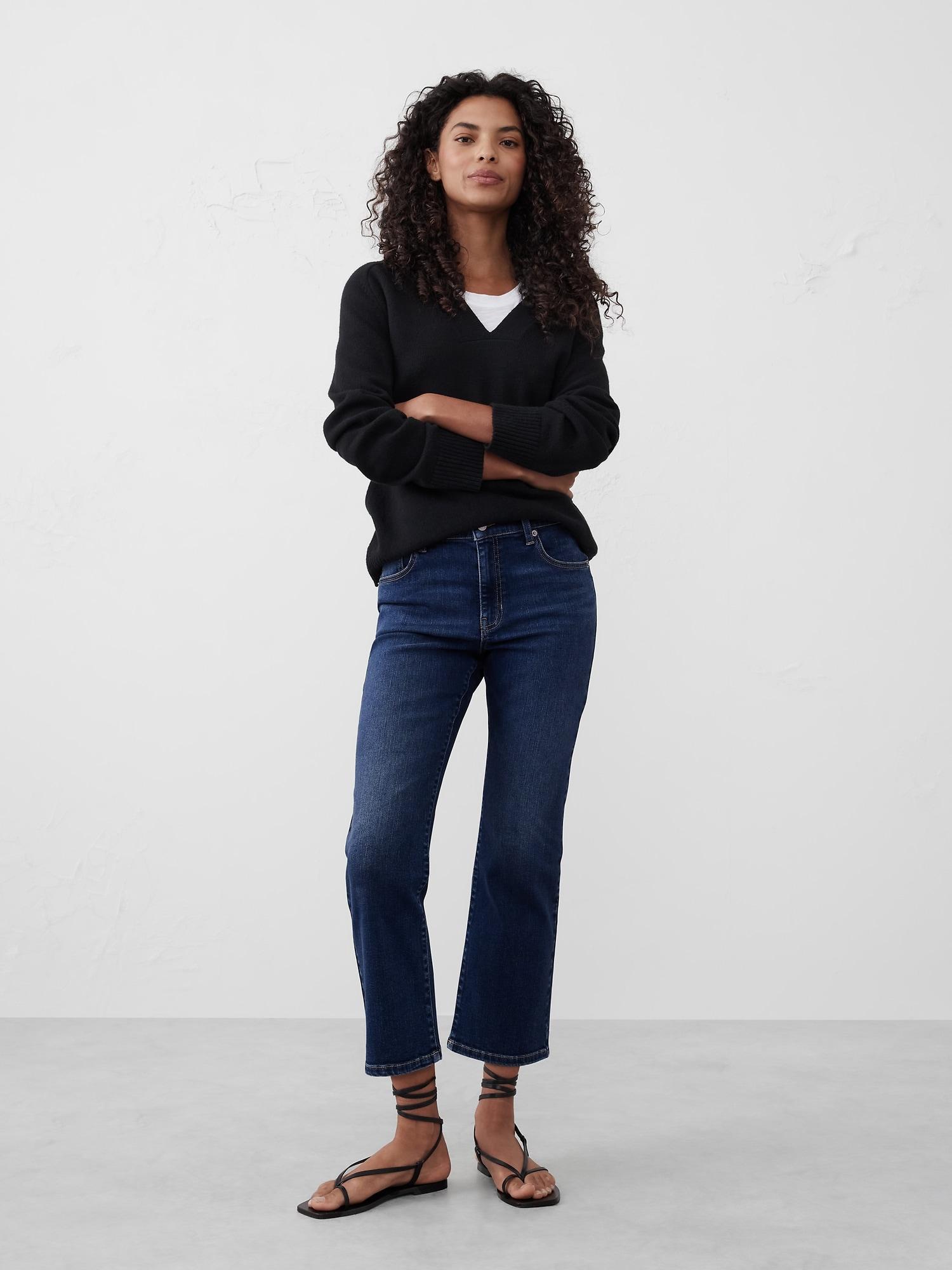 Kick Flare High-Rise Cropped Jean Product Image