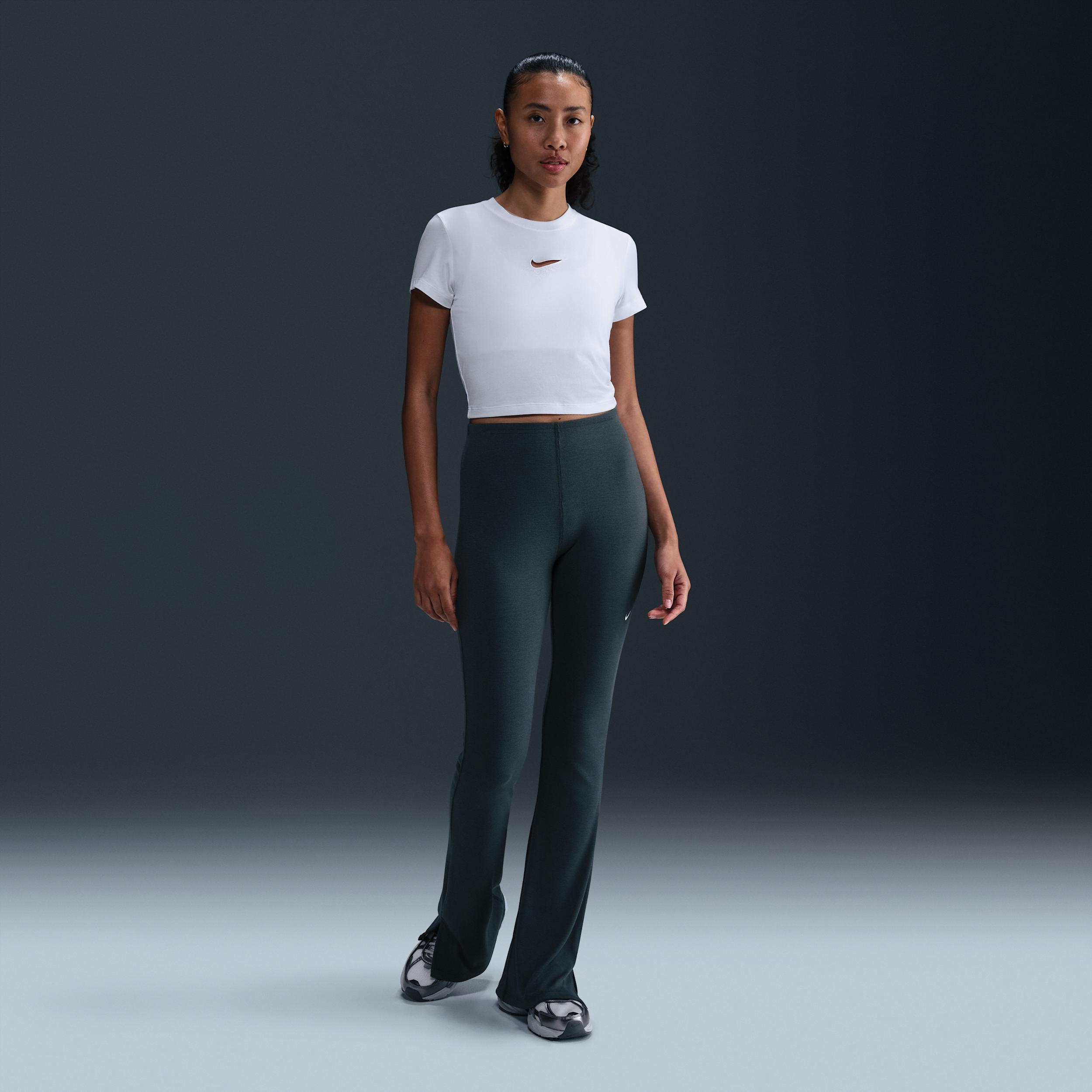 Womens Nike Sportswear Essential Slim Crop T-Shirt Product Image