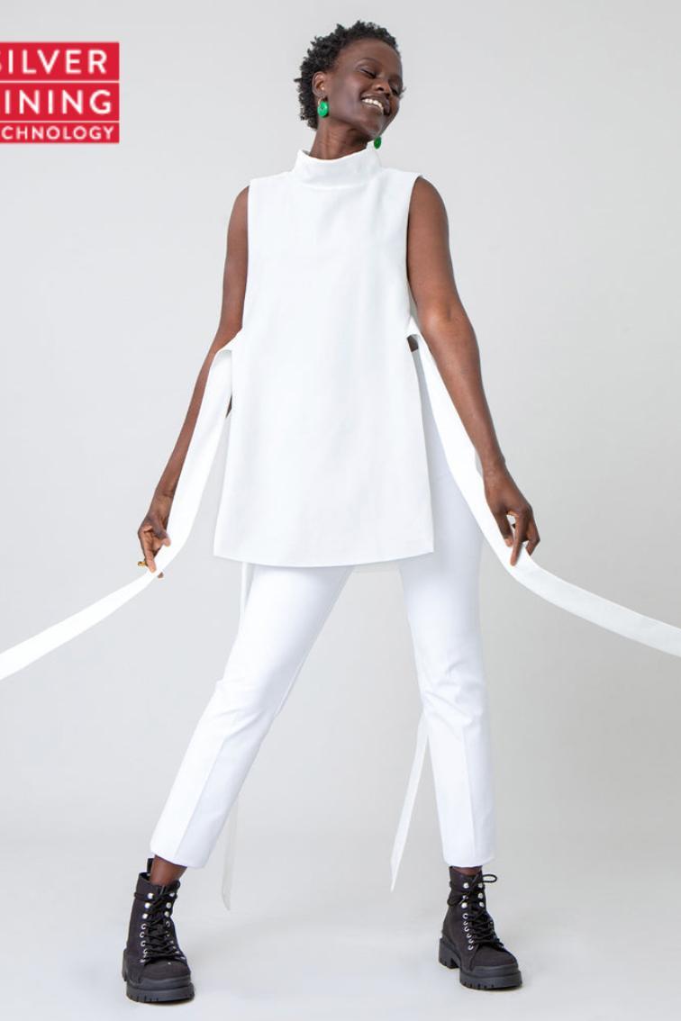 On-the-Go Ankle Slim Straight Pant with Silver Lining Technology Product Image