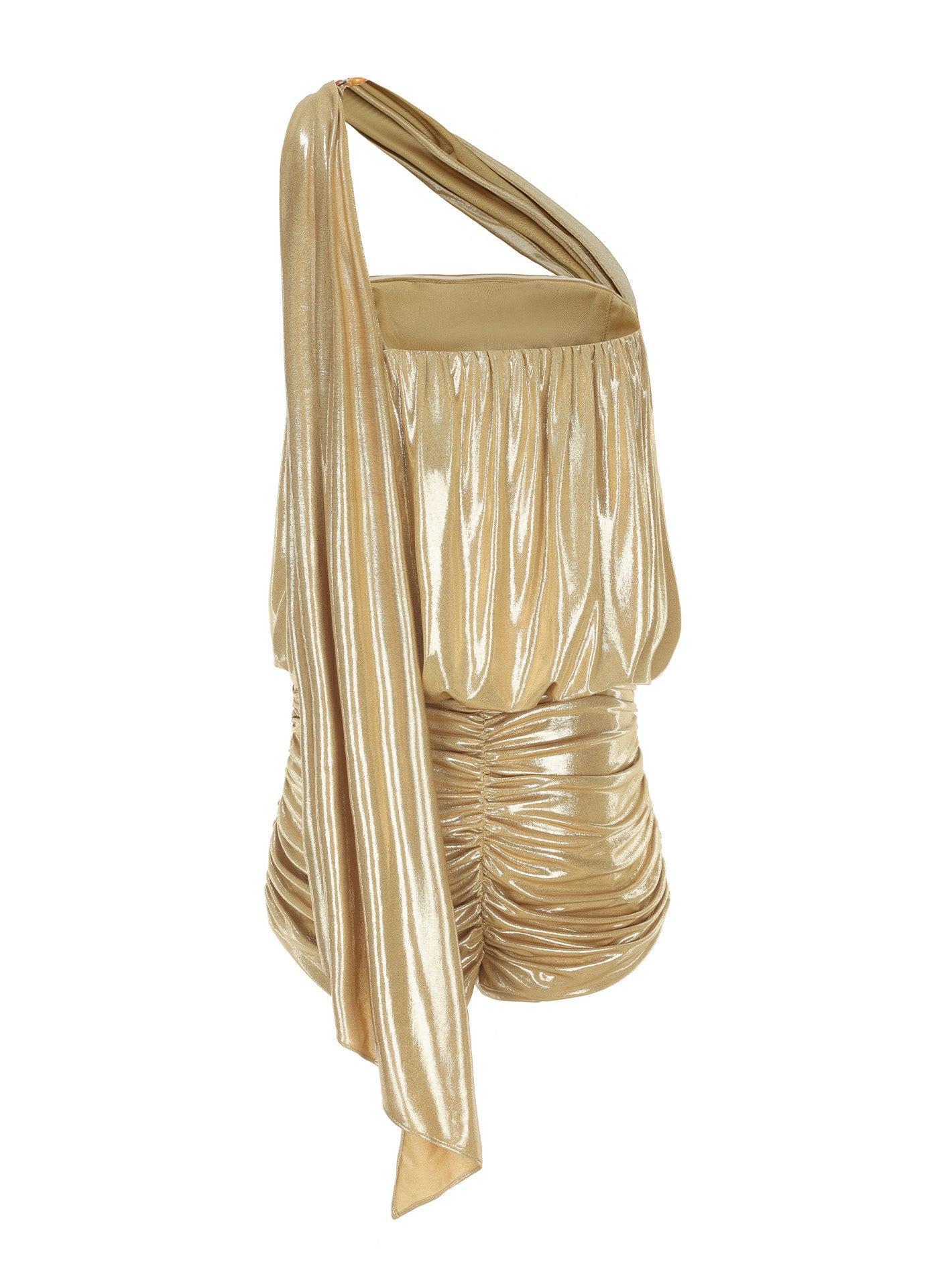 Amina Jumpsuit (Gold) (Final Sale) Product Image