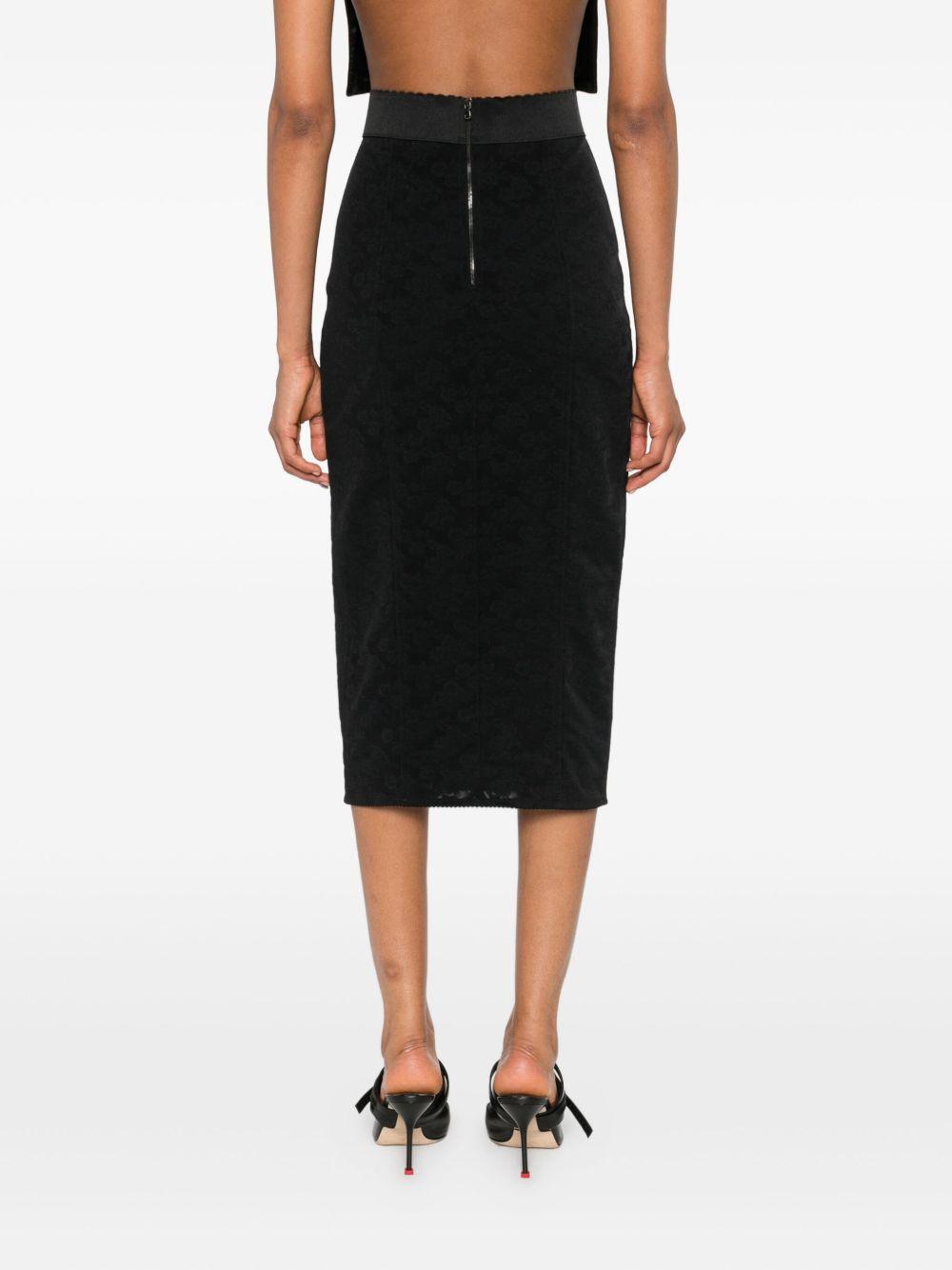 lace-up midi skirt Product Image