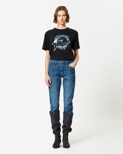 T-shirt in cotton with GIVENCHY patch Product Image