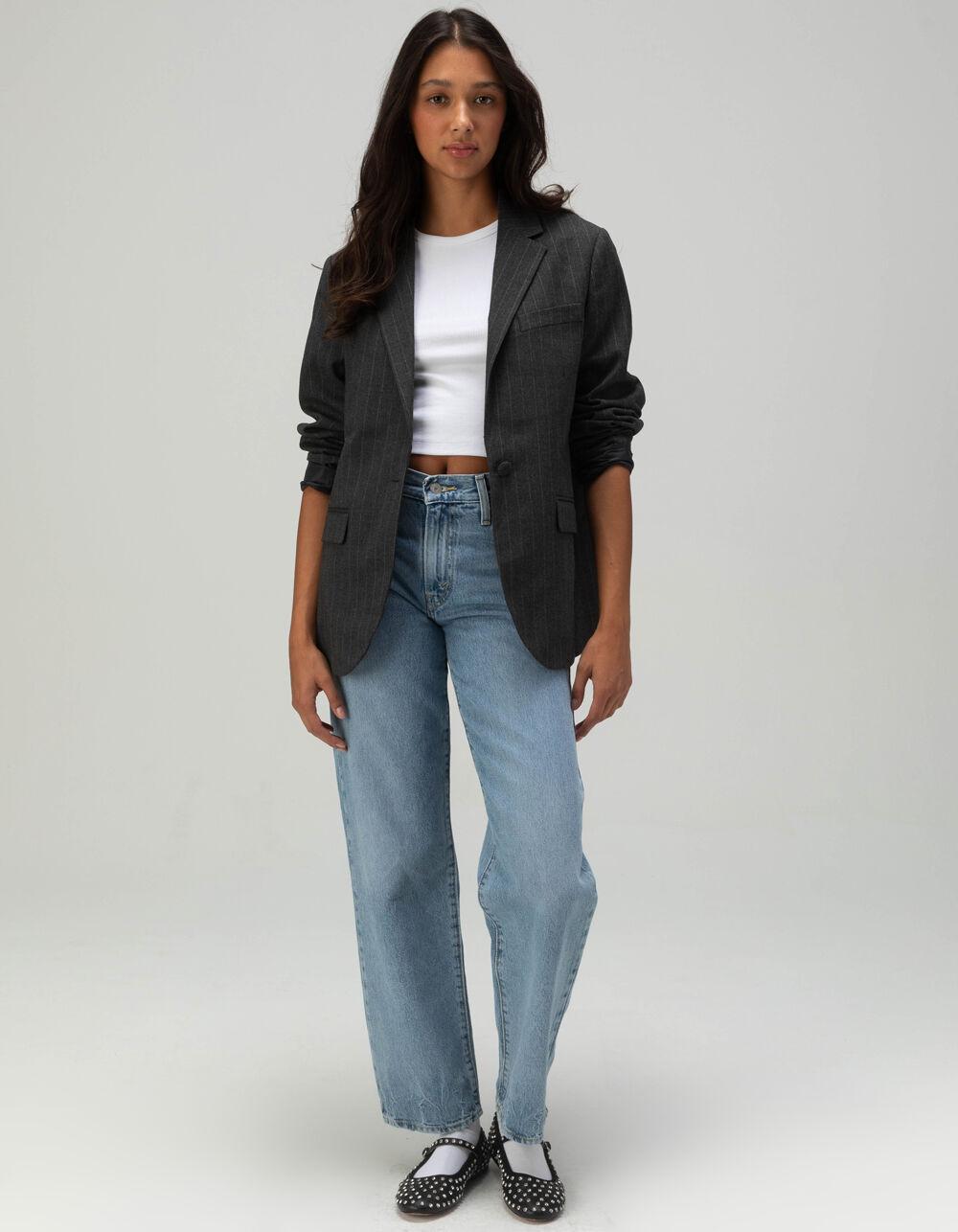 JJXX Ana Mary Womens Blazer - DARK GRAY Product Image