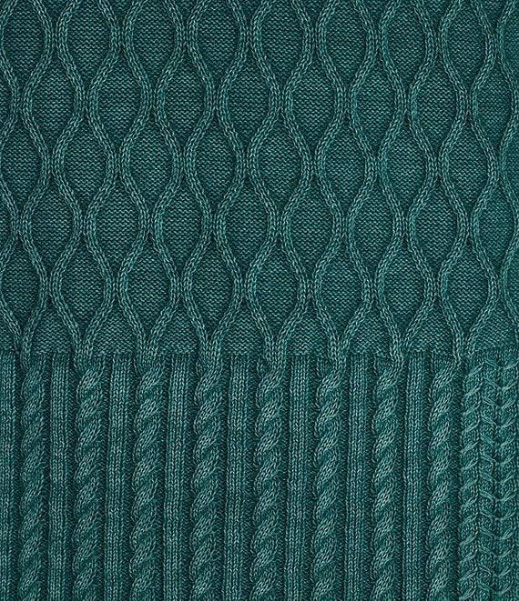 Murano Shape of Water Collection Textured Short Sleeve Sweater Product Image