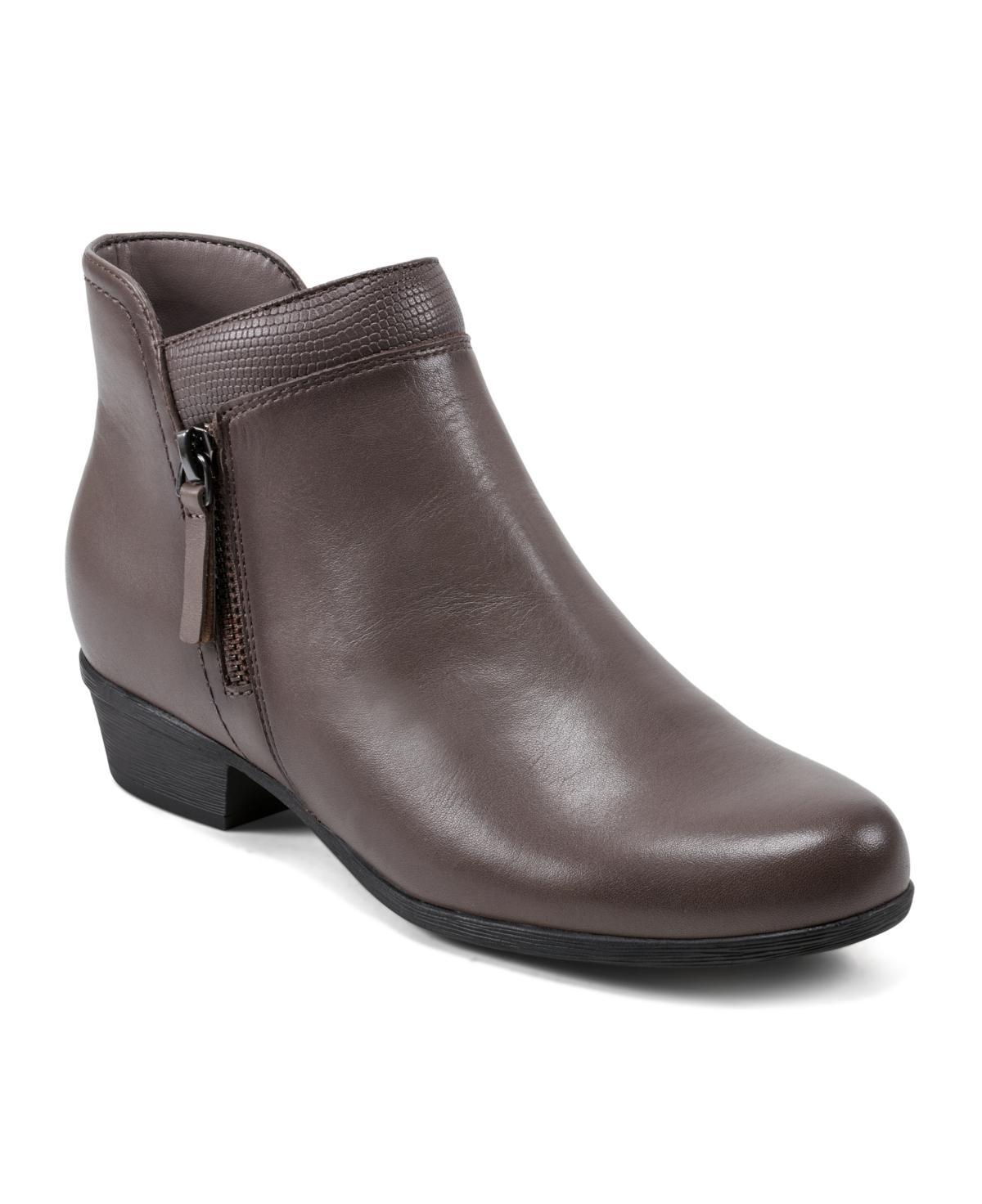 Rockport Womens Carly Side Zip Casual Ankle Booties Product Image