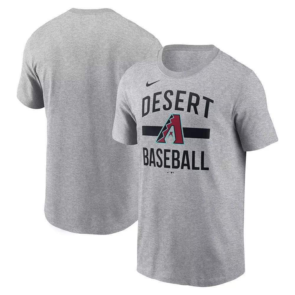 Men's Nike Heather Gray Arizona Diamondbacks Arched T-Shirt,  Product Image