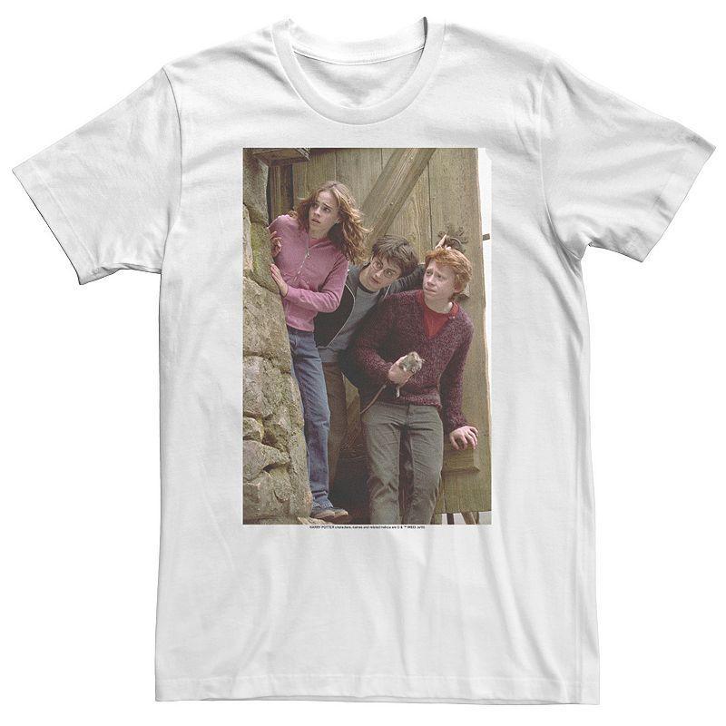 Big & Tall Harry Potter Sneaking Around Group Shot Poster Tee, Men's, Size: 4XLT, White Product Image