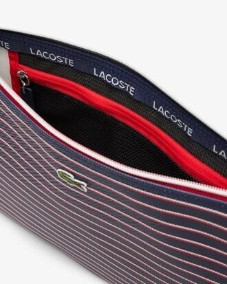 Large L.12.12 Concept Striped Clutch Product Image