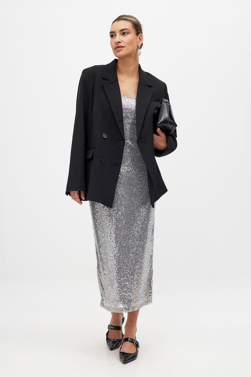 Sequin Midi Dress Product Image
