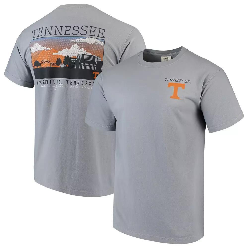 Men's Gray Tennessee Volunteers Comfort Colors Campus Scenery T-Shirt, Size: XL, Grey Product Image