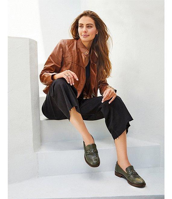 Antonio Melani Alexandra Twill High Rise Wide Leg Raw Hem Cropped Chino Pants Product Image