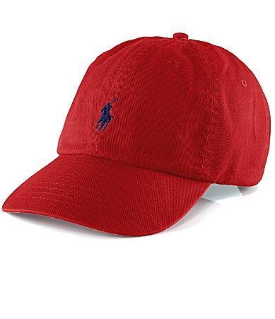 Chino Cap in Black & Red Polo Ralph Lauren Product Image