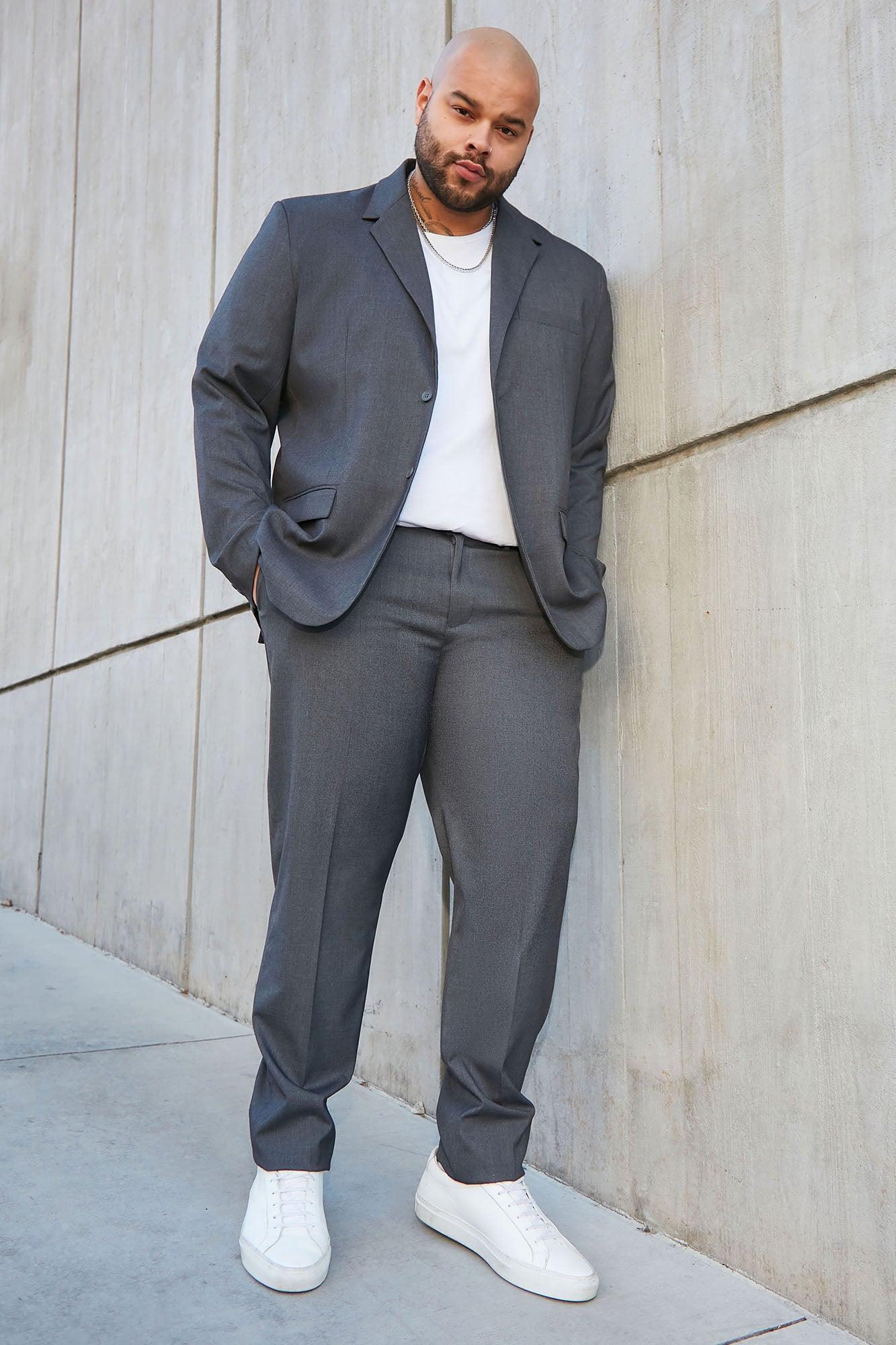 The Modern Stretch Slim Trouser - Charcoal Product Image