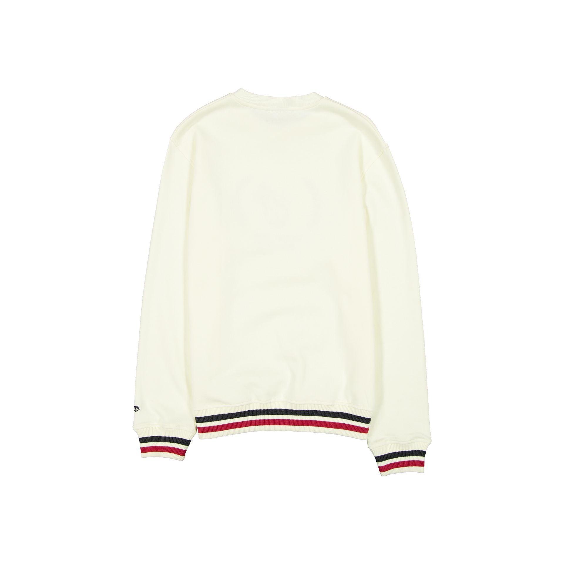 Los Angeles Dodgers Throwback Chrome White Crewneck Male Product Image