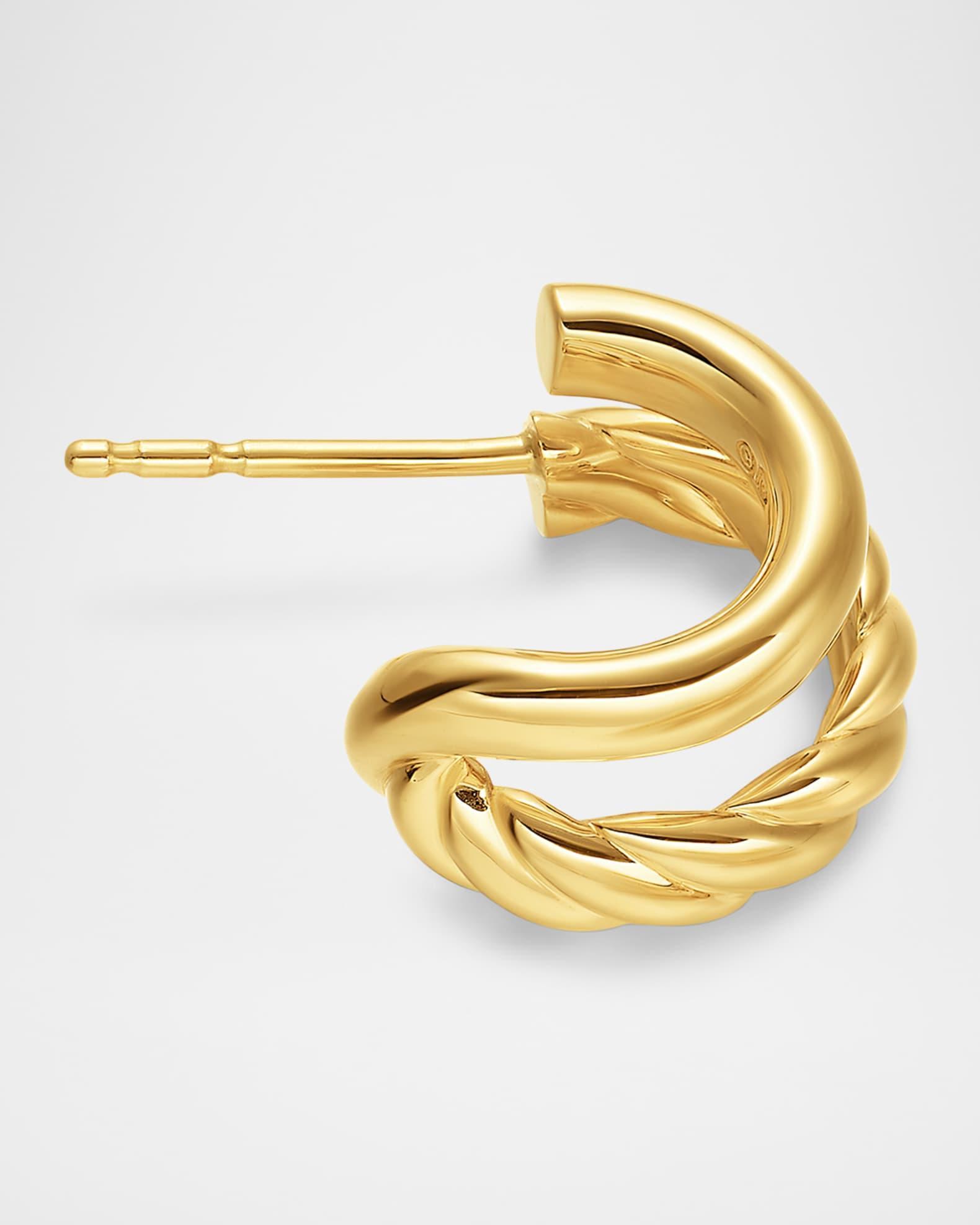 DY Mercer 2-Row Bracelet in Silver with 18K Gold Product Image